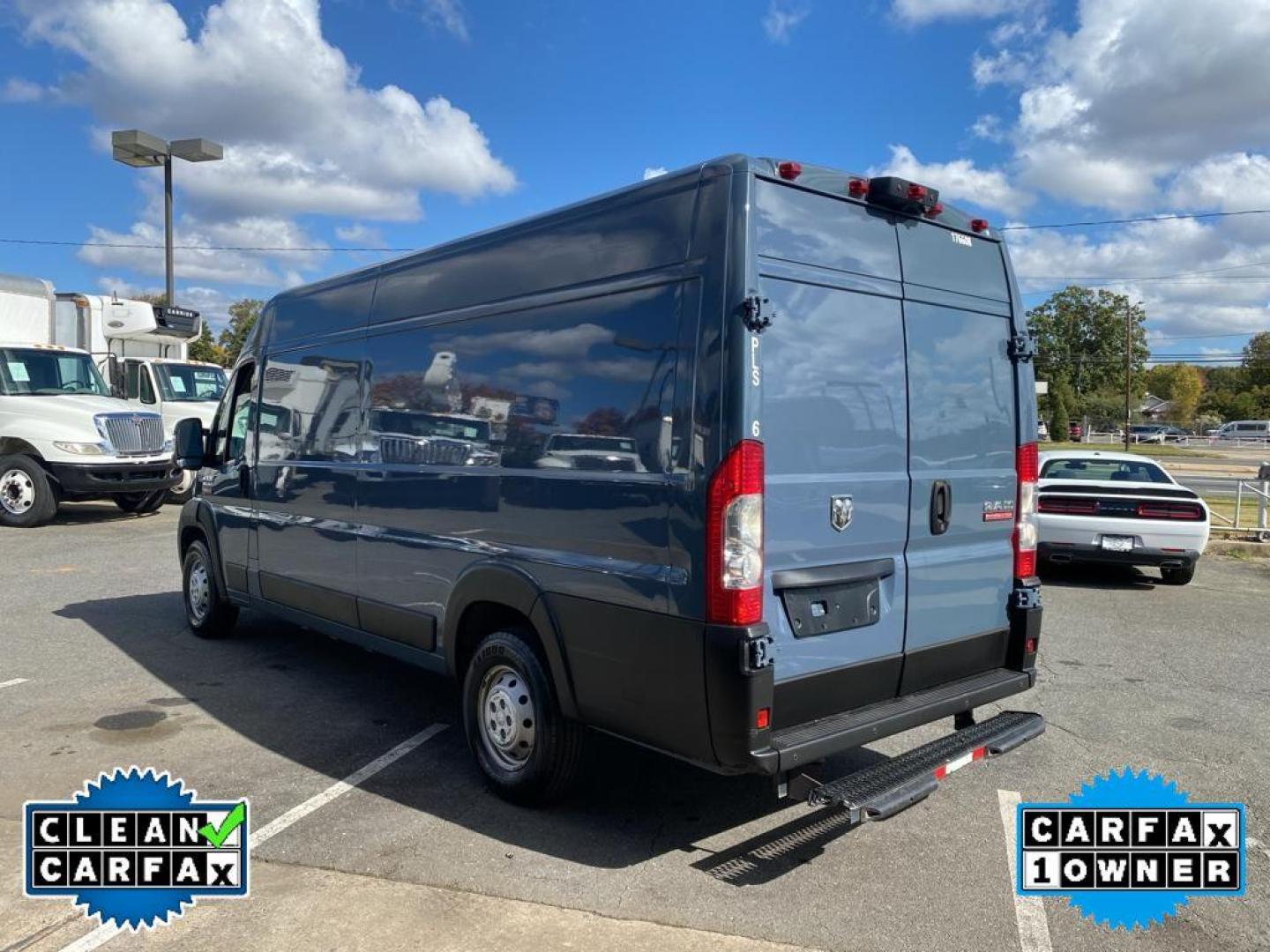 2019 Patriot Blue Pearlcoat /Black Ram ProMaster 3500 High Roof (3C6URVJGXKE) with an V6, 3.6L engine, 6-speed automatic transmission, located at 3147 E Independence Blvd, Charlotte, NC, 28205, 35.200268, -80.773651 - Photo#10