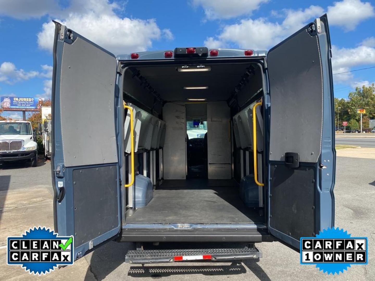 2019 Patriot Blue Pearlcoat /Black Ram ProMaster 3500 High Roof (3C6URVJGXKE) with an V6, 3.6L engine, 6-speed automatic transmission, located at 3147 E Independence Blvd, Charlotte, NC, 28205, 35.200268, -80.773651 - Photo#26