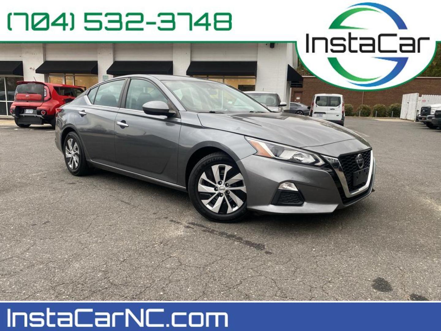 2019 Gun Metallic /Charcoal Nissan Altima 2.5 S (1N4BL4BV1KC) with an 4 Cyl, 2.5L engine, CVT transmission, located at 3147 E Independence Blvd, Charlotte, NC, 28205, 35.200268, -80.773651 - <b>Equipment</b><br>with XM/Sirus Satellite Radio you are no longer restricted by poor quality local radio stations while driving this mid-size car. Anywhere on the planet, you will have hundreds of digital stations to choose from. This Nissan Altima features a hands-free Bluetooth phone system. Th - Photo#0