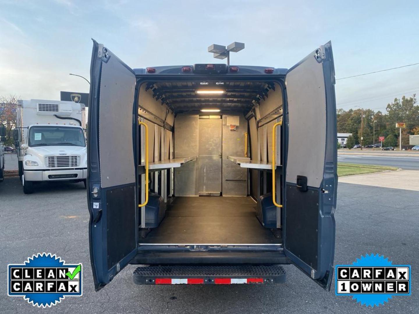 2020 Bright White Clearcoat /Black Ram ProMaster 3500 High Roof (3C6URVJG5LE) with an V6, 3.6L engine, 6-speed automatic transmission, located at 3147 E Independence Blvd, Charlotte, NC, 28205, 35.200268, -80.773651 - <b>Equipment</b><br>Good News! This certified CARFAX 1-owner vehicle has only had one owner before you. Protect this 2020 Ram ProMaster 3500 from unwanted accidents with a cutting edge backup camera system. This 2020 Ram ProMaster 3500 has a clean CARFAX vehicle history report. This 2020 Ram ProMa - Photo#26