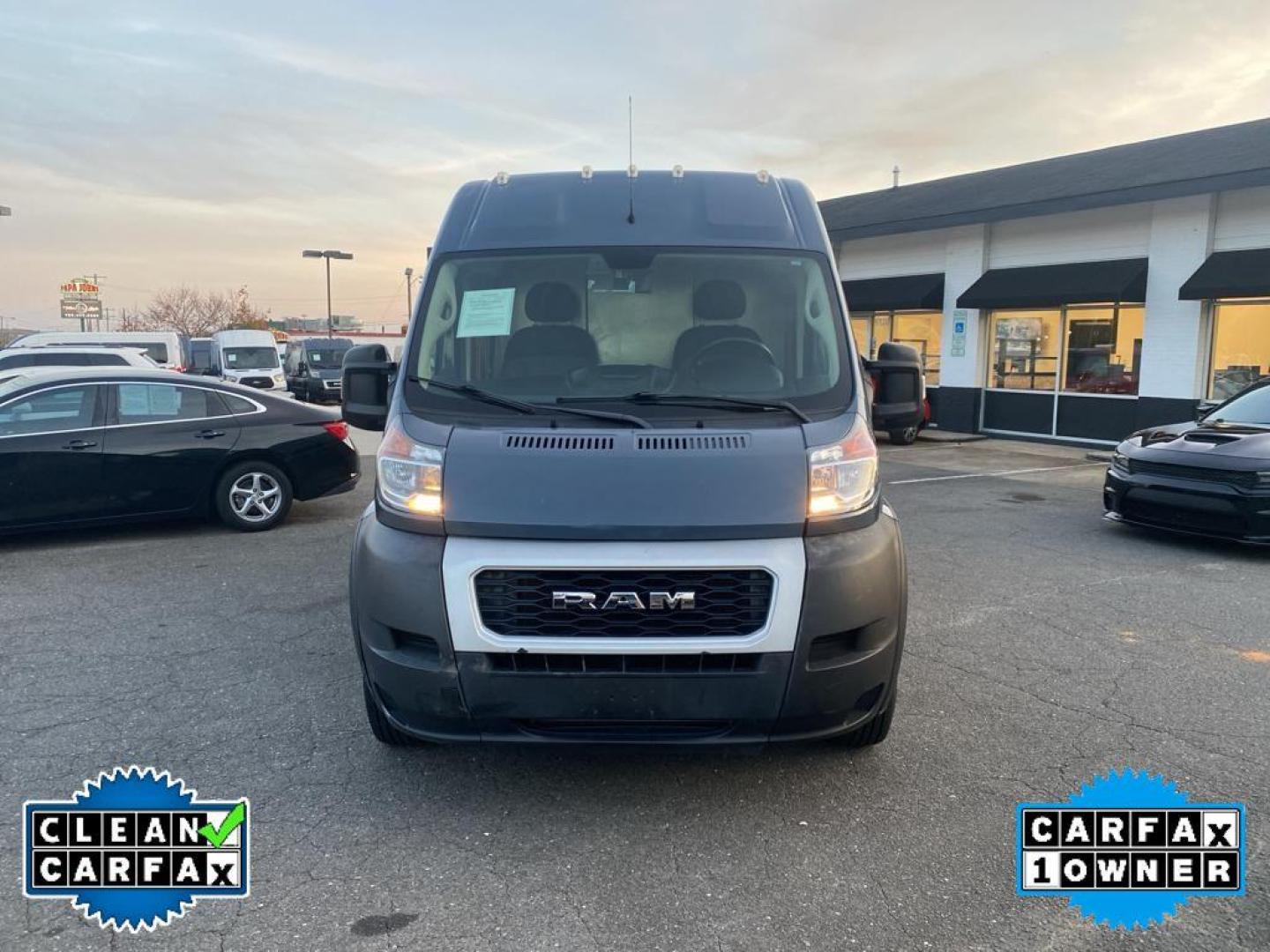 2020 Bright White Clearcoat /Black Ram ProMaster 3500 High Roof (3C6URVJG5LE) with an V6, 3.6L engine, 6-speed automatic transmission, located at 3147 E Independence Blvd, Charlotte, NC, 28205, 35.200268, -80.773651 - <b>Equipment</b><br>Good News! This certified CARFAX 1-owner vehicle has only had one owner before you. Protect this 2020 Ram ProMaster 3500 from unwanted accidents with a cutting edge backup camera system. This 2020 Ram ProMaster 3500 has a clean CARFAX vehicle history report. This 2020 Ram ProMa - Photo#7