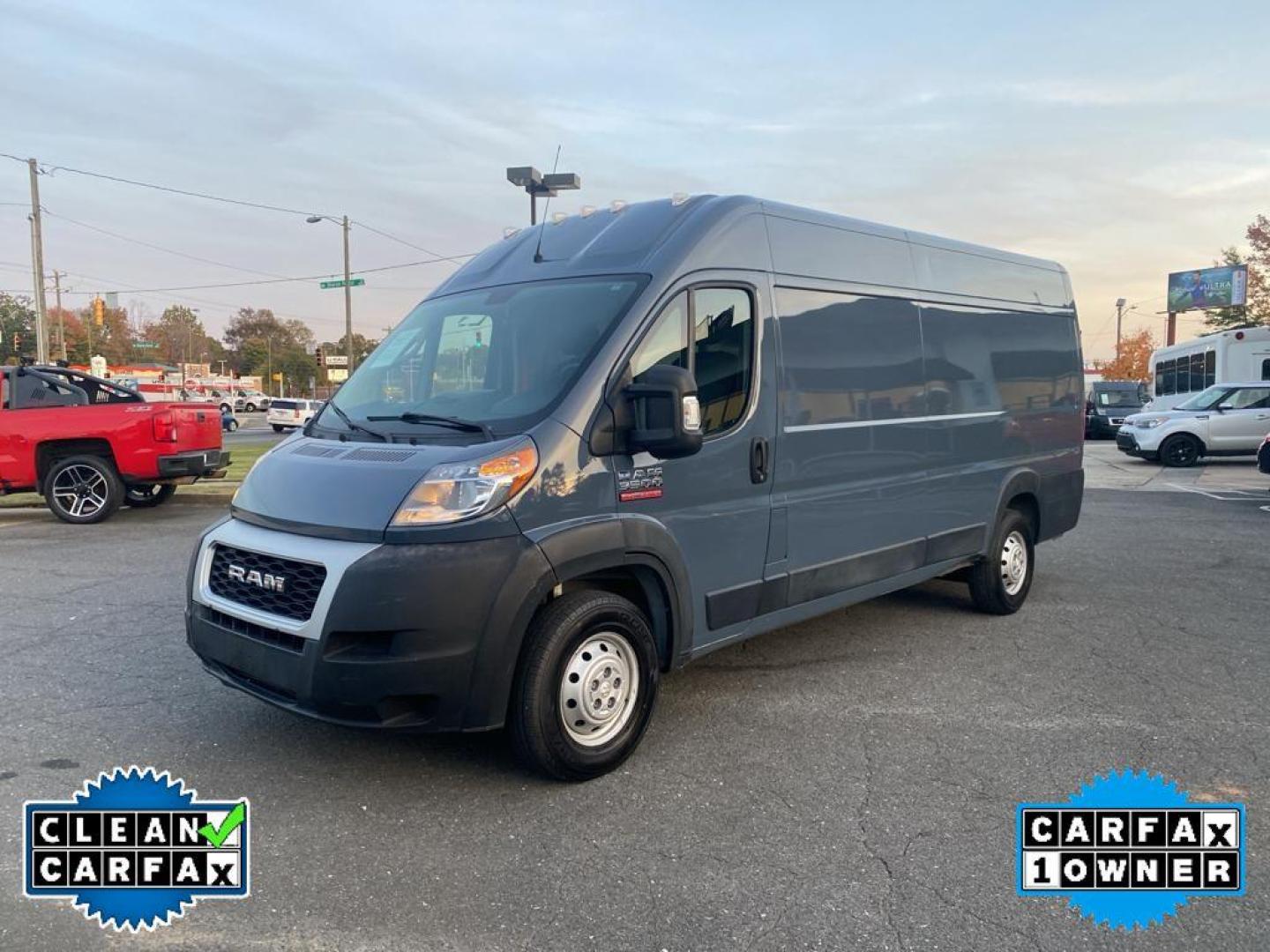 2020 Bright White Clearcoat /Black Ram ProMaster 3500 High Roof (3C6URVJG5LE) with an V6, 3.6L engine, 6-speed automatic transmission, located at 3147 E Independence Blvd, Charlotte, NC, 28205, 35.200268, -80.773651 - <b>Equipment</b><br>Good News! This certified CARFAX 1-owner vehicle has only had one owner before you. Protect this 2020 Ram ProMaster 3500 from unwanted accidents with a cutting edge backup camera system. This 2020 Ram ProMaster 3500 has a clean CARFAX vehicle history report. This 2020 Ram ProMa - Photo#8