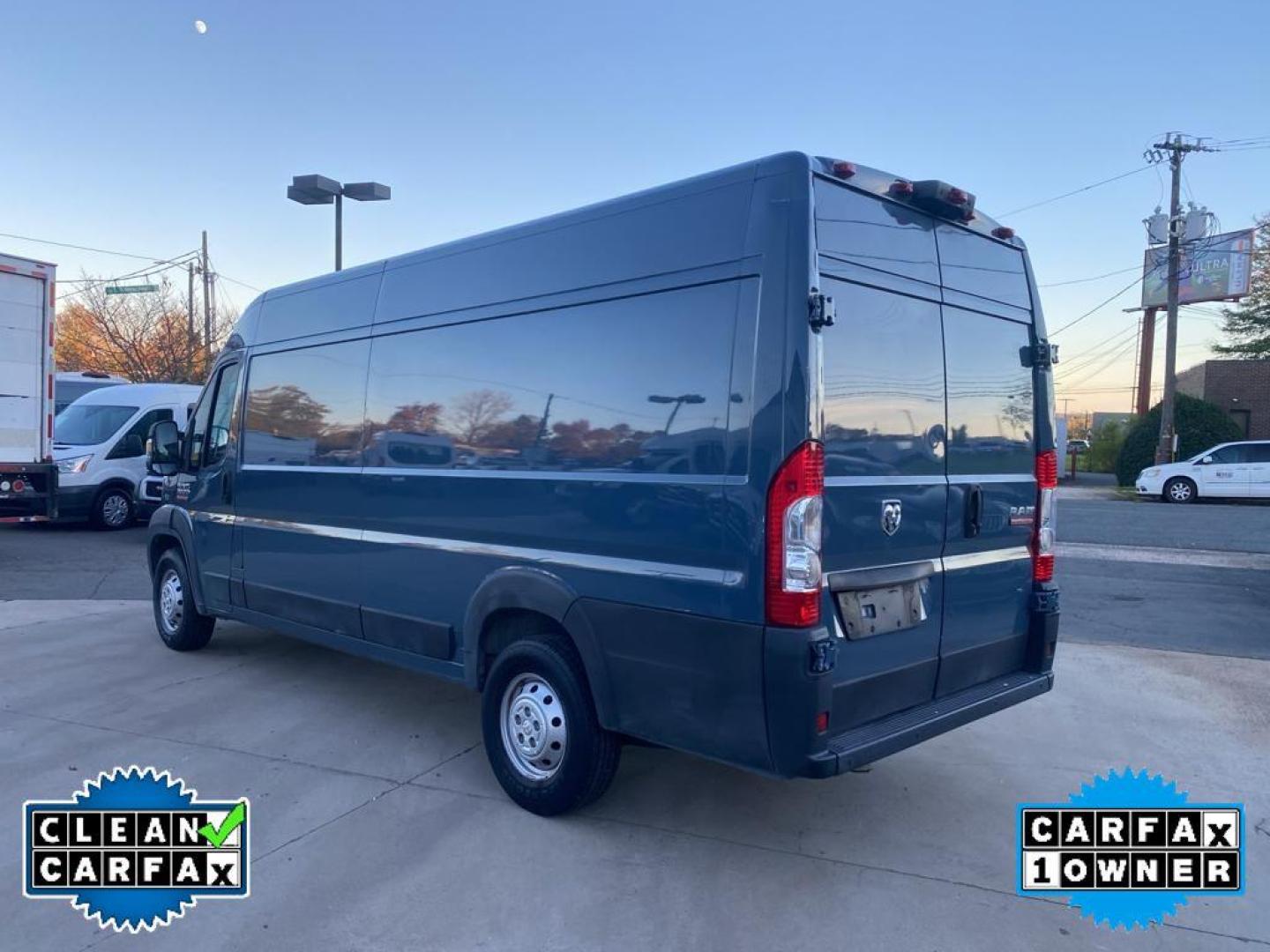 2019 Patriot Blue Pearlcoat /Black Ram ProMaster 3500 High Roof (3C6URVJGXKE) with an V6, 3.6L engine, 6-speed automatic transmission, located at 3147 E Independence Blvd, Charlotte, NC, 28205, 35.200268, -80.773651 - <b>Equipment</b><br>Bluetooth technology is built into the vehicle, keeping your hands on the steering wheel and your focus on the road. This 1 ton van has a clean CARFAX vehicle history report. Protect this Ram ProMaster 3500 from unwanted accidents with a cutting edge backup camera system. Good Ne - Photo#9