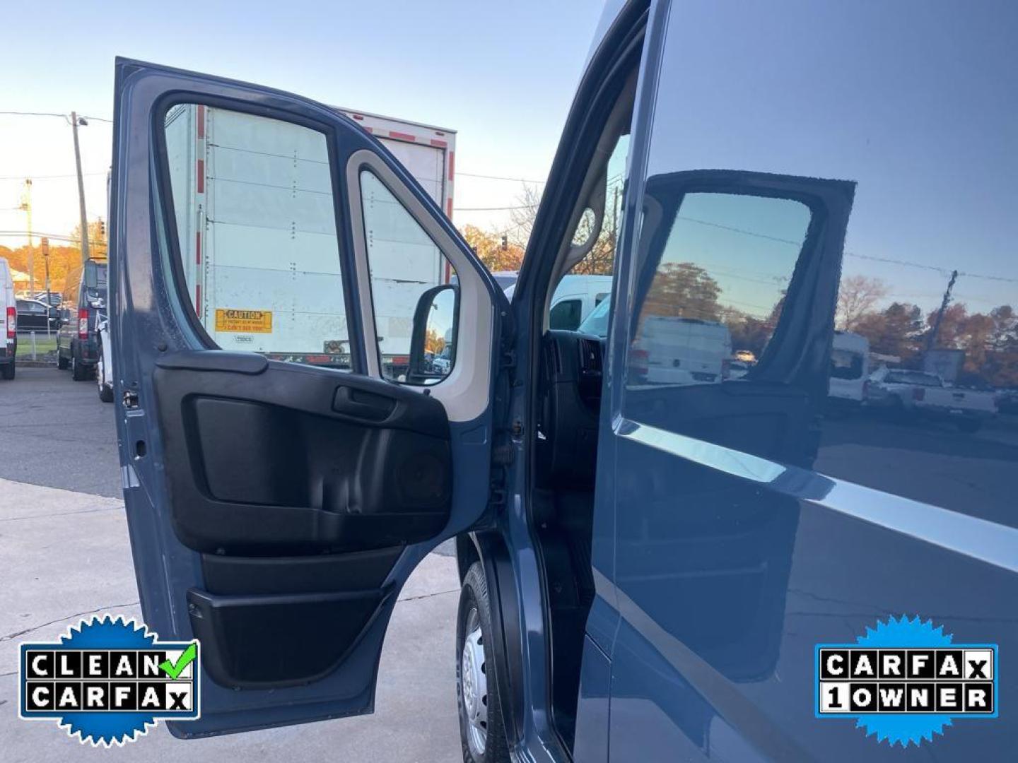 2019 Patriot Blue Pearlcoat /Black Ram ProMaster 3500 High Roof (3C6URVJGXKE) with an V6, 3.6L engine, 6-speed automatic transmission, located at 3147 E Independence Blvd, Charlotte, NC, 28205, 35.200268, -80.773651 - <b>Equipment</b><br>Bluetooth technology is built into the vehicle, keeping your hands on the steering wheel and your focus on the road. This 1 ton van has a clean CARFAX vehicle history report. Protect this Ram ProMaster 3500 from unwanted accidents with a cutting edge backup camera system. Good Ne - Photo#17