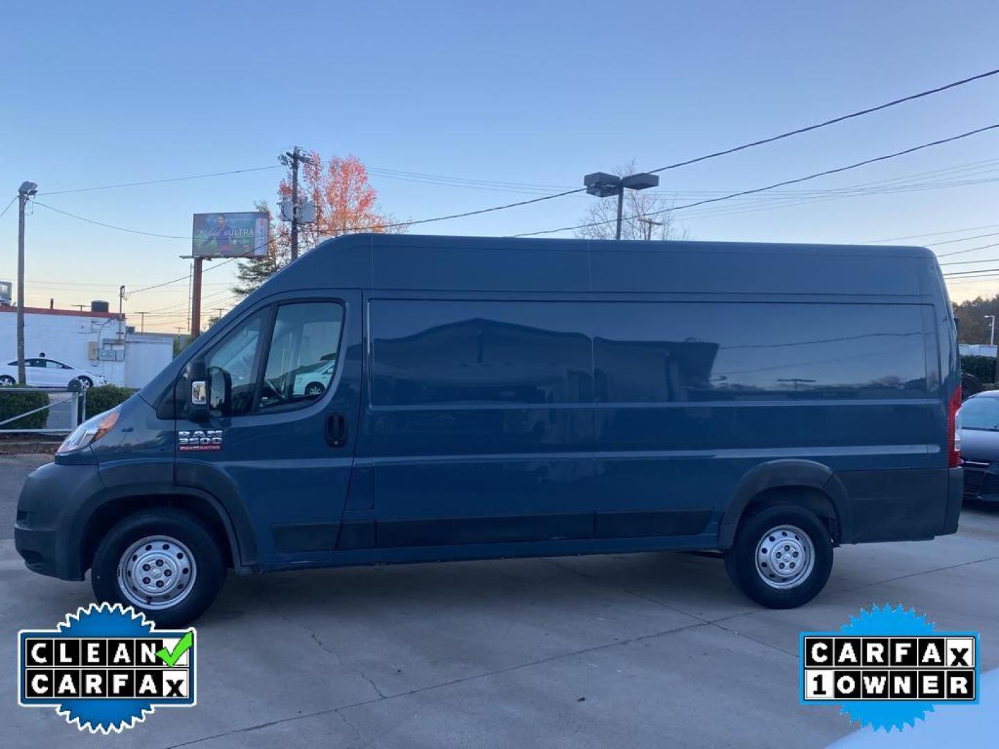 2019 Patriot Blue Pearlcoat /Black Ram ProMaster 3500 High Roof (3C6URVJGXKE) with an V6, 3.6L engine, 6-speed automatic transmission, located at 3147 E Independence Blvd, Charlotte, NC, 28205, 35.200268, -80.773651 - <b>Equipment</b><br>Bluetooth technology is built into the vehicle, keeping your hands on the steering wheel and your focus on the road. This 1 ton van has a clean CARFAX vehicle history report. Protect this Ram ProMaster 3500 from unwanted accidents with a cutting edge backup camera system. Good Ne - Photo#8