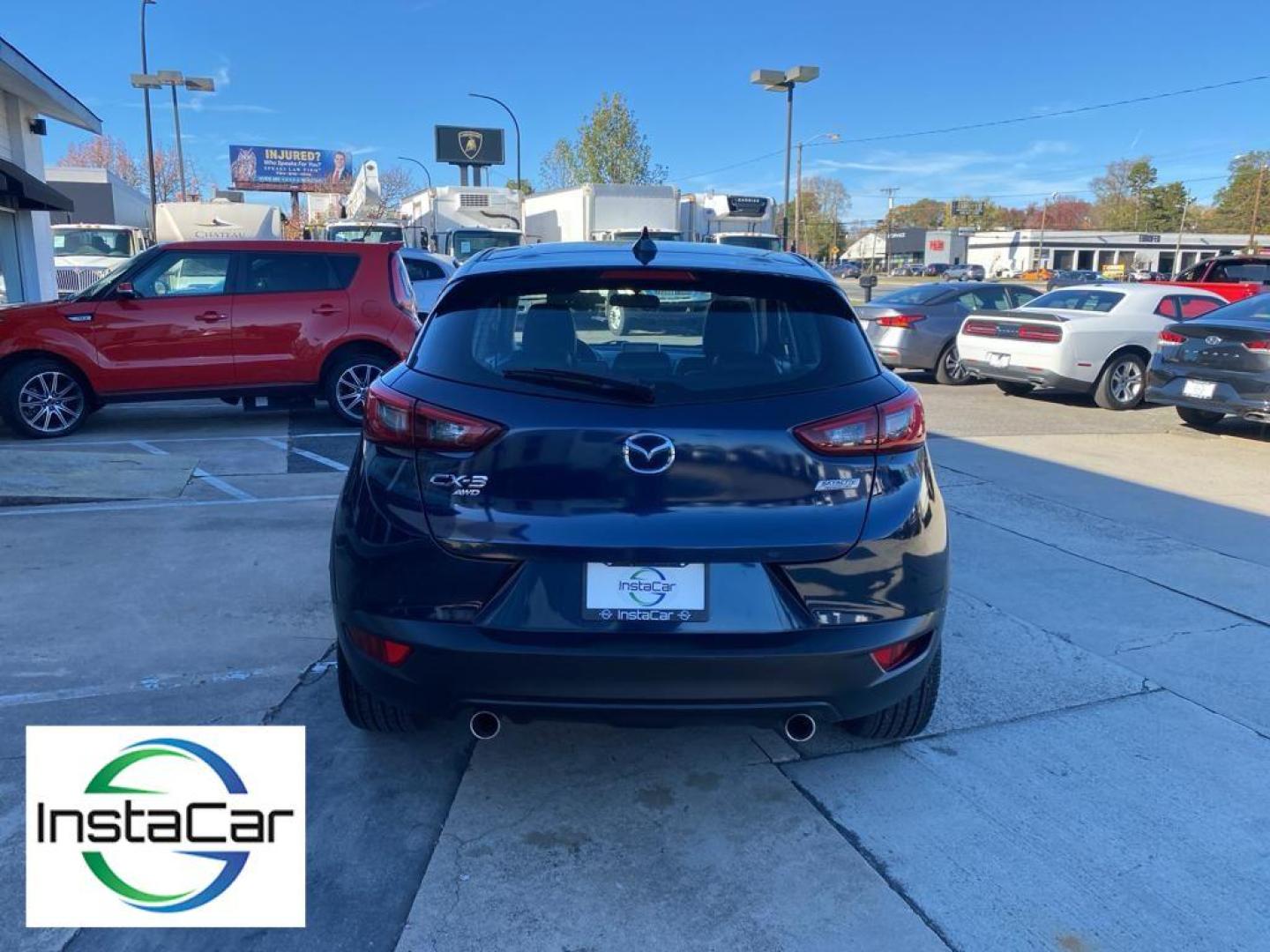 2017 Deep Crystal Blue Mica /Black Mazda CX-3 Grand Touring (JM1DKFD77H0) with an 4 Cyl, 2.0L engine, 6-speed automatic transmission, located at 3147 E Independence Blvd, Charlotte, NC, 28205, 35.200268, -80.773651 - Photo#12