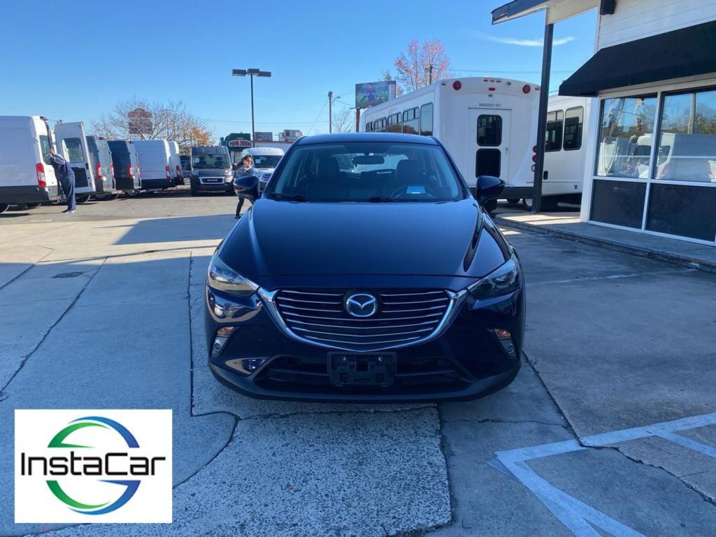 2017 Deep Crystal Blue Mica /Black Mazda CX-3 Grand Touring (JM1DKFD77H0) with an 4 Cyl, 2.0L engine, 6-speed automatic transmission, located at 3147 E Independence Blvd, Charlotte, NC, 28205, 35.200268, -80.773651 - Photo#8