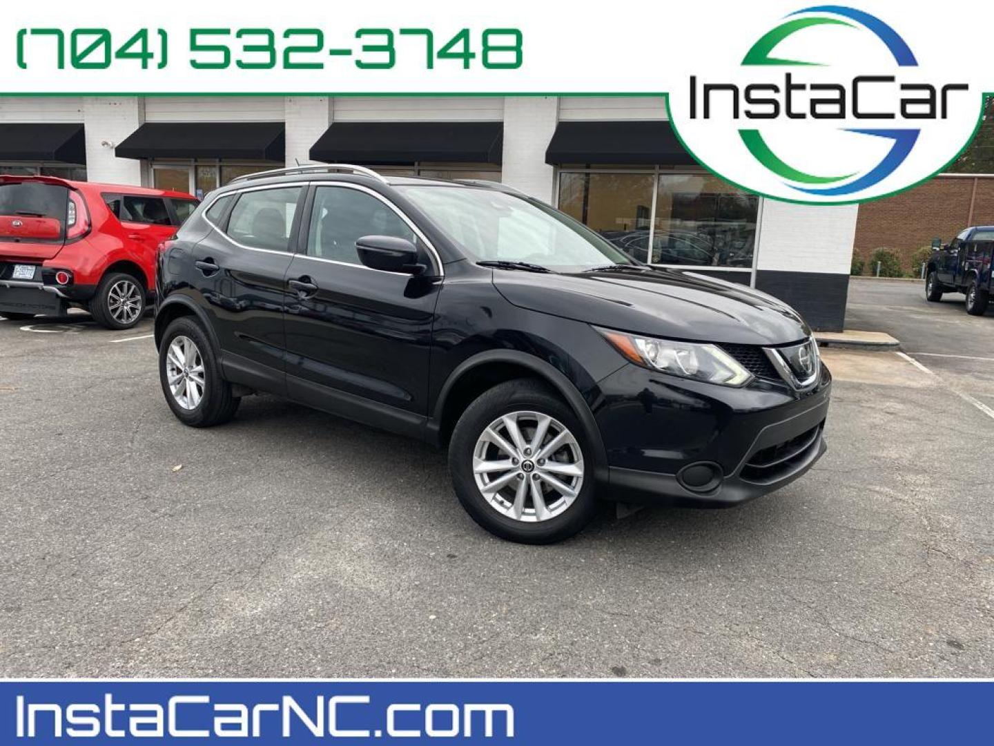 2019 Magnetic Black Pearl /Charcoal Nissan Rogue Sport SV (JN1BJ1CP4KW) with an 4 Cyl, 2.0L engine, CVT transmission, located at 3147 E Independence Blvd, Charlotte, NC, 28205, 35.200268, -80.773651 - <b>Equipment</b><br>This unit's Lane Departure Warning keeps you safe by alerting you when you drift from your lane. This unit is equipped with the latest generation of XM/Sirius Radio. See what's behind you with the back up camera on this 2019 Nissan Rogue Sport . The HID headlamps on this 2019 Nis - Photo#0