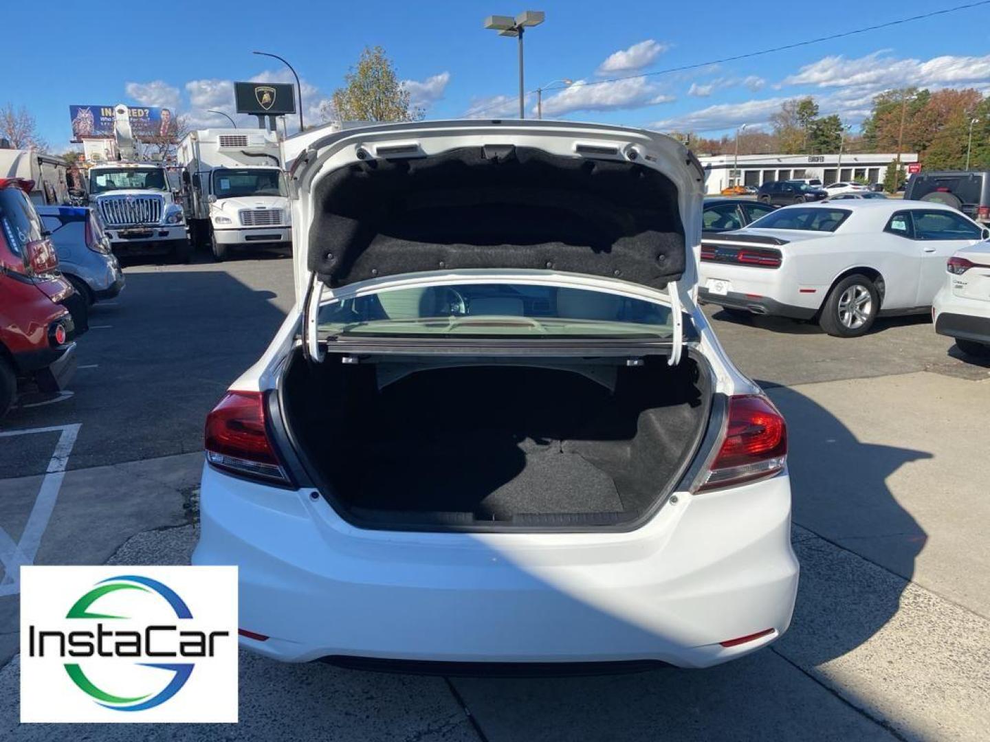 2014 Taffeta White /Beige Honda Civic EX (19XFB2F86EE) with an 4 Cyl, 1.8L engine, CVT transmission, located at 3147 E Independence Blvd, Charlotte, NC, 28205, 35.200268, -80.773651 - Photo#31