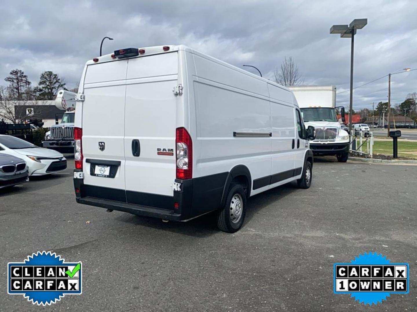 2022 Bright White Clearcoat /Black Ram ProMaster 3500 High Roof (3C6MRVJG9NE) with an V6, 3.6L engine, 9-speed automatic transmission, located at 3147 E Independence Blvd, Charlotte, NC, 28205, 35.200268, -80.773651 - Introducing the 2022 Ram ProMaster 3500 Extended 159X WB, a versatile and robust choice for businesses seeking reliability and functionality in their fleet. This model is equipped with a powerful V6, 3.6L engine and features front-wheel drive, offering a dynamic driving experience with impressive ha - Photo#12