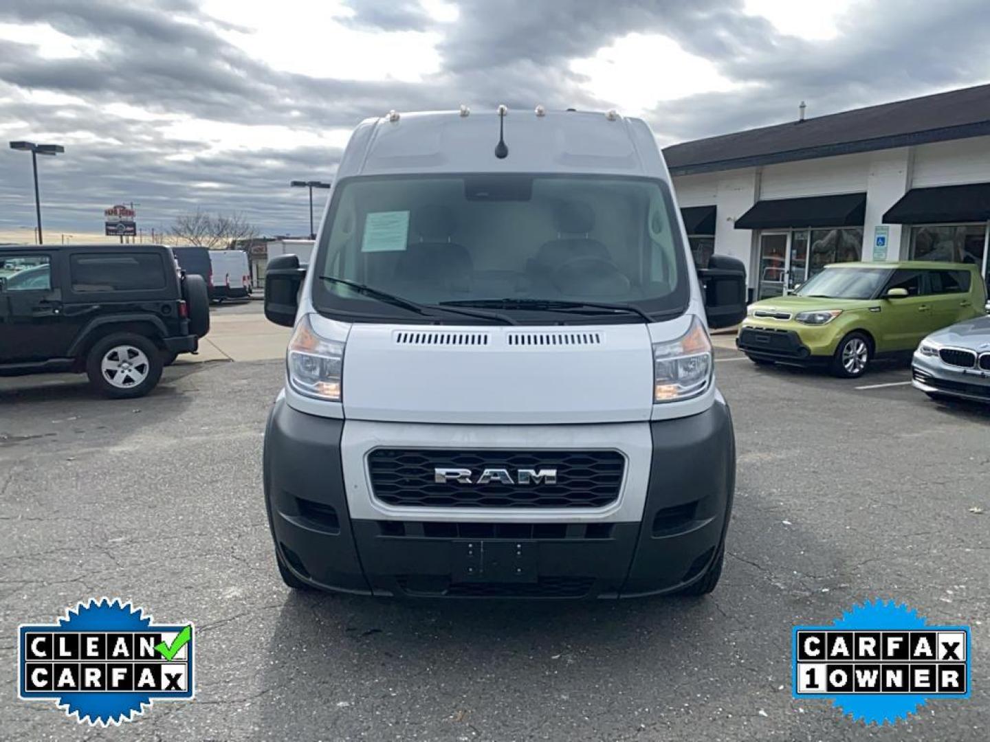 2022 Bright White Clearcoat /Black Ram ProMaster 3500 High Roof (3C6MRVJG9NE) with an V6, 3.6L engine, 9-speed automatic transmission, located at 3147 E Independence Blvd, Charlotte, NC, 28205, 35.200268, -80.773651 - Introducing the 2022 Ram ProMaster 3500 Extended 159X WB, a versatile and robust choice for businesses seeking reliability and functionality in their fleet. This model is equipped with a powerful V6, 3.6L engine and features front-wheel drive, offering a dynamic driving experience with impressive ha - Photo#7