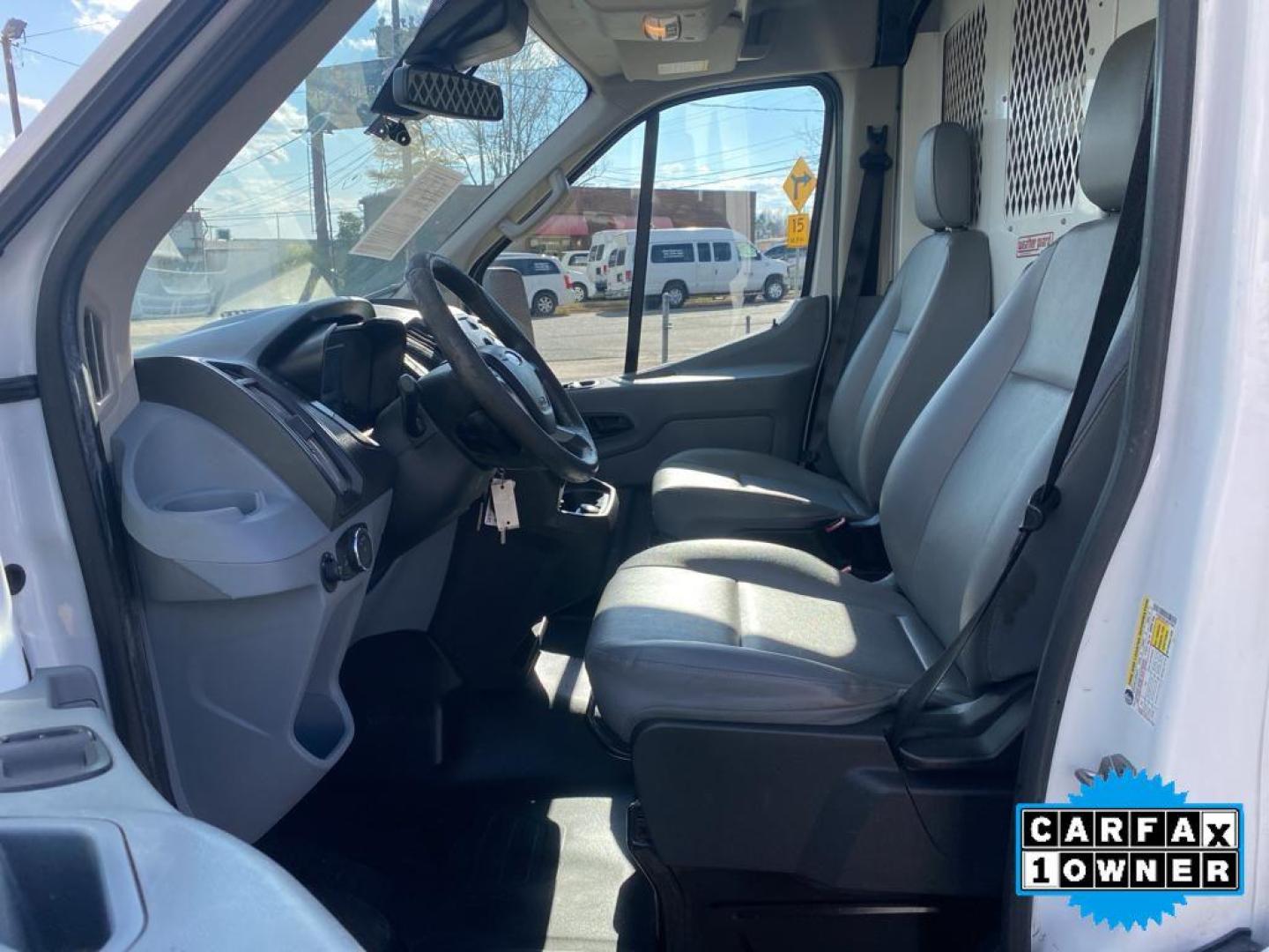 2018 Oxford White /Pewter Ford Transit Van Base w/Sliding Pass-Side Cargo Door (1FTBF4XV2JK) with an 5 Cyl, 3.2L engine, 6-speed automatic transmission, located at 3147 E Independence Blvd, Charlotte, NC, 28205, 35.200268, -80.773651 - Photo#22