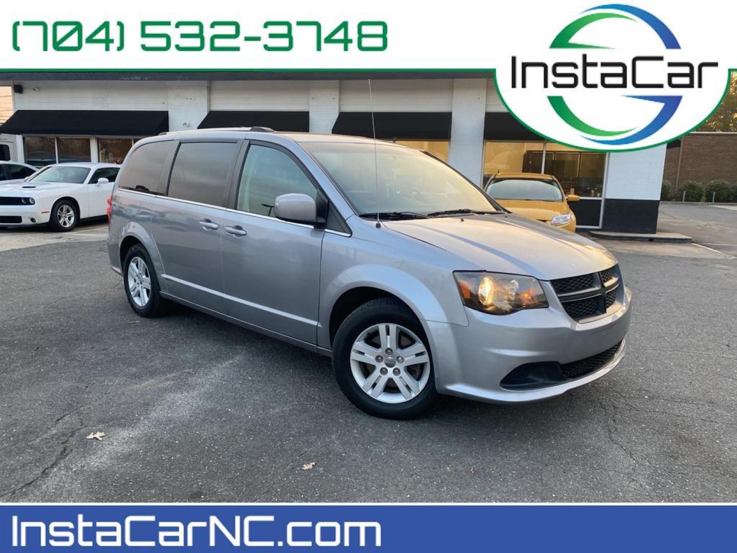 2019 Billet Clearcoat /Black/Light Graystone Dodge Grand Caravan SXT (2C4RDGCG6KR) with an V6, 3.6L engine, 6-speed multi-speed automatic transmission, located at 3147 E Independence Blvd, Charlotte, NC, 28205, 35.200268, -80.773651 - <b>Equipment</b><br>The leather seats in this model are a must for buyers looking for comfort, durability, and style. It has satellite radio capabilities. This vehicle is equipped with the latest generation of XM/Sirius Radio. See what's behind you with the back up camera on this model. Bluetooth te - Photo#0