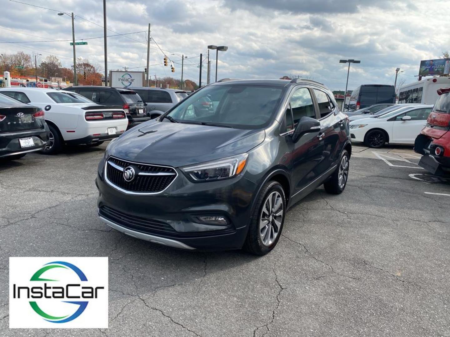 2018 Graphite Gray Metallic /Ebony Buick Encore Essence (KL4CJCSB6JB) with an 4 Cyl, 1.4L engine, 6-speed automatic transmission, located at 3147 E Independence Blvd, Charlotte, NC, 28205, 35.200268, -80.773651 - Photo#10