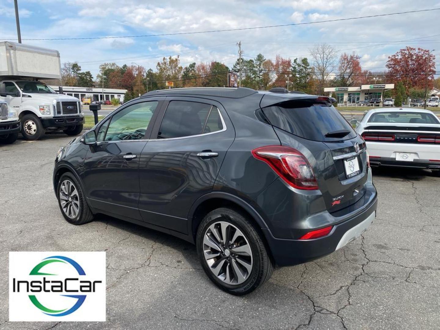 2018 Graphite Gray Metallic /Ebony Buick Encore Essence (KL4CJCSB6JB) with an 4 Cyl, 1.4L engine, 6-speed automatic transmission, located at 3147 E Independence Blvd, Charlotte, NC, 28205, 35.200268, -80.773651 - Photo#12