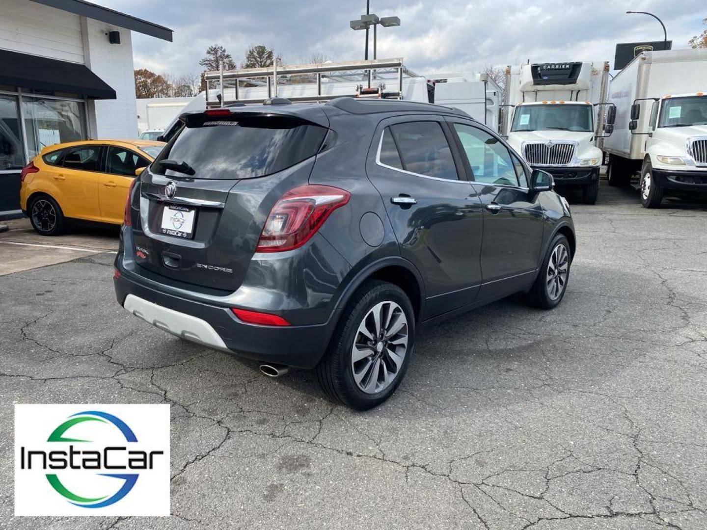 2018 Graphite Gray Metallic /Ebony Buick Encore Essence (KL4CJCSB6JB) with an 4 Cyl, 1.4L engine, 6-speed automatic transmission, located at 3147 E Independence Blvd, Charlotte, NC, 28205, 35.200268, -80.773651 - Photo#14