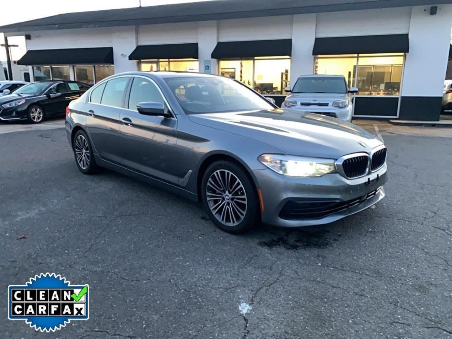 2019 Bluestone Metallic /Black BMW 5 series 530i xDrive (WBAJA7C58KW) with an 4 Cyl, 2.0L engine, 8-speed automatic transmission, located at 3147 E Independence Blvd, Charlotte, NC, 28205, 35.200268, -80.773651 - <b>Equipment</b><br>Enjoy the heated seats in this 2019 BMW 5 series you will never buy a vehicle without them. Everyone loves the comfort of having a warm seat on those cold winter days. The vehicle has satellite radio capabilities. The state of the art park assist system will guide you easily in - Photo#9