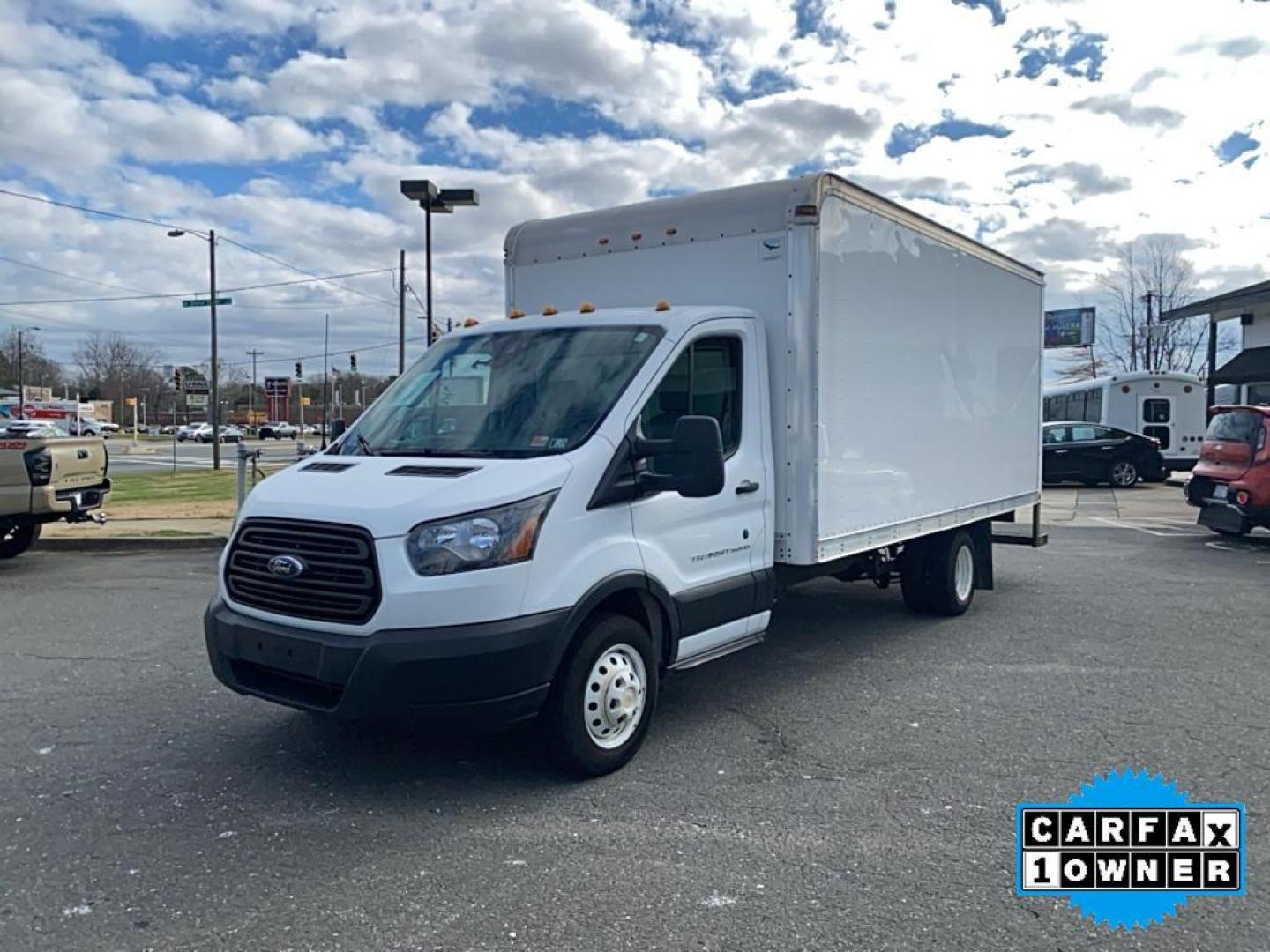 2019 Oxford White /Pewter Ford Transit Chassis Cab Base (1FDBF9ZM1KK) with an V6, 3.7L engine, 6-speed automatic transmission, located at 3147 E Independence Blvd, Charlotte, NC, 28205, 35.200268, -80.773651 - <b>Equipment</b><br>This vehicle is a certified CARFAX 1-owner. Bluetooth technology is built into this 2019 Ford Transit Chassis Cab T-350HD, keeping your hands on the steering wheel and your focus on the road. See what's behind you with the back up camera on this vehicle. This vehicle is rear whee - Photo#10