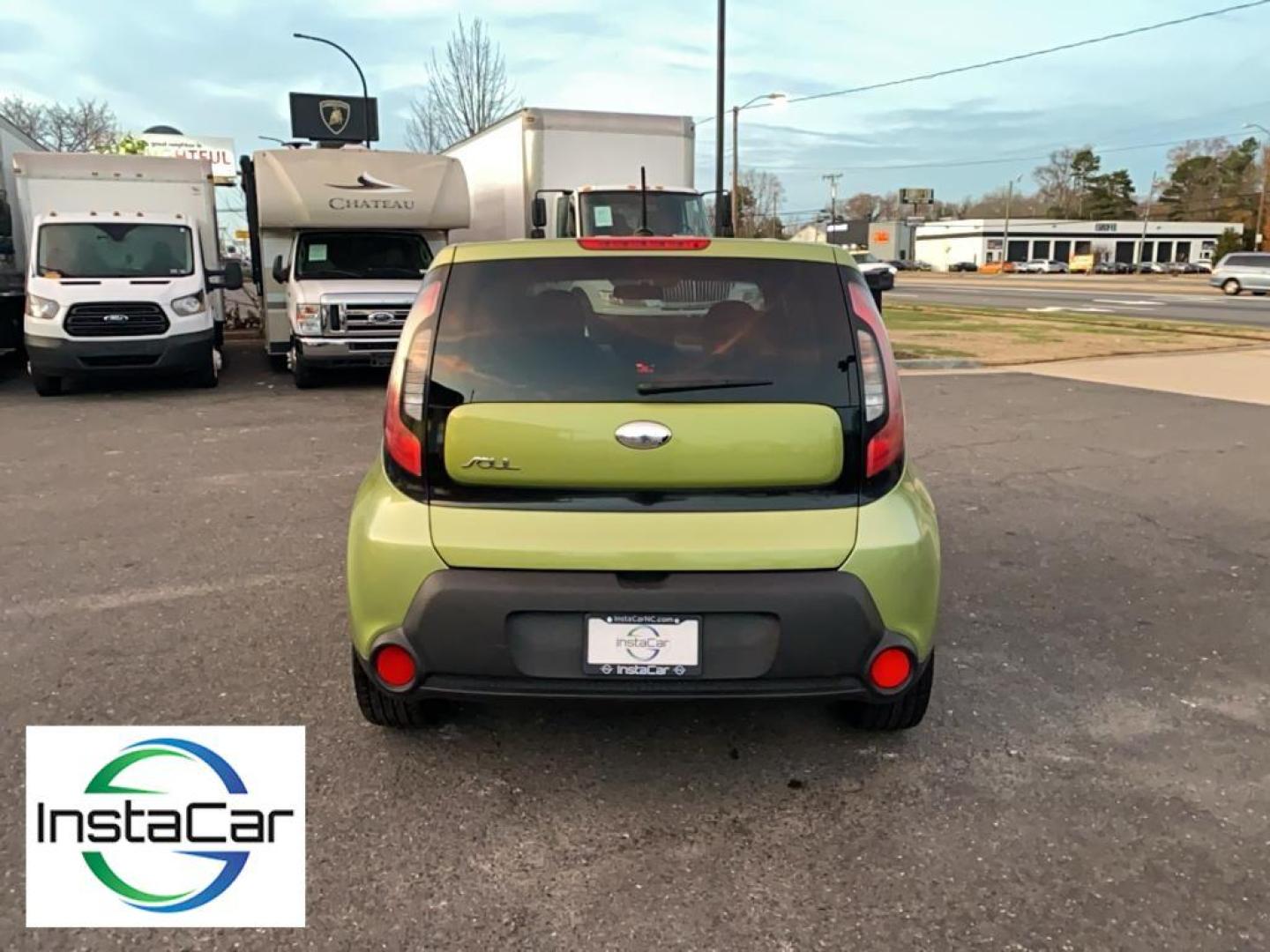 2015 green Kia Soul + (Plus) (KNDJP3A53F7) with an 4 Cyl, 2.0L engine, Automatic transmission, located at 3147 E Independence Blvd, Charlotte, NC, 28205, 35.200268, -80.773651 - Photo#11