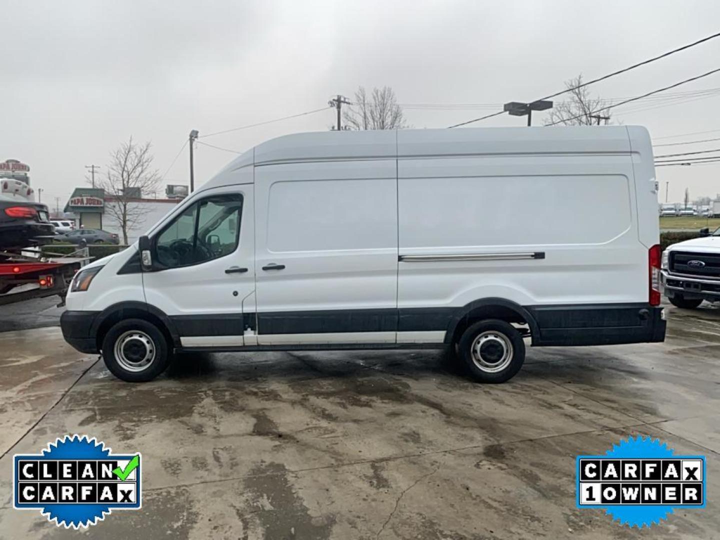 2019 Oxford White /Pewter Ford Transit Van Base w/Dual Sliding Side Cargo Doors (1FTBW3UM9KK) with an V6, 3.7L engine, 6-speed automatic transmission, located at 3147 E Independence Blvd, Charlotte, NC, 28205, 35.200268, -80.773651 - <b>Equipment</b><br>Good News! This certified CARFAX 1-owner vehicle has only had one owner before you. The Ford Transit Van features a hands-free Bluetooth phone system. Protect this vehicle from unwanted accidents with a cutting edge backup camera system. The leather seats are soft and supportive - Photo#12