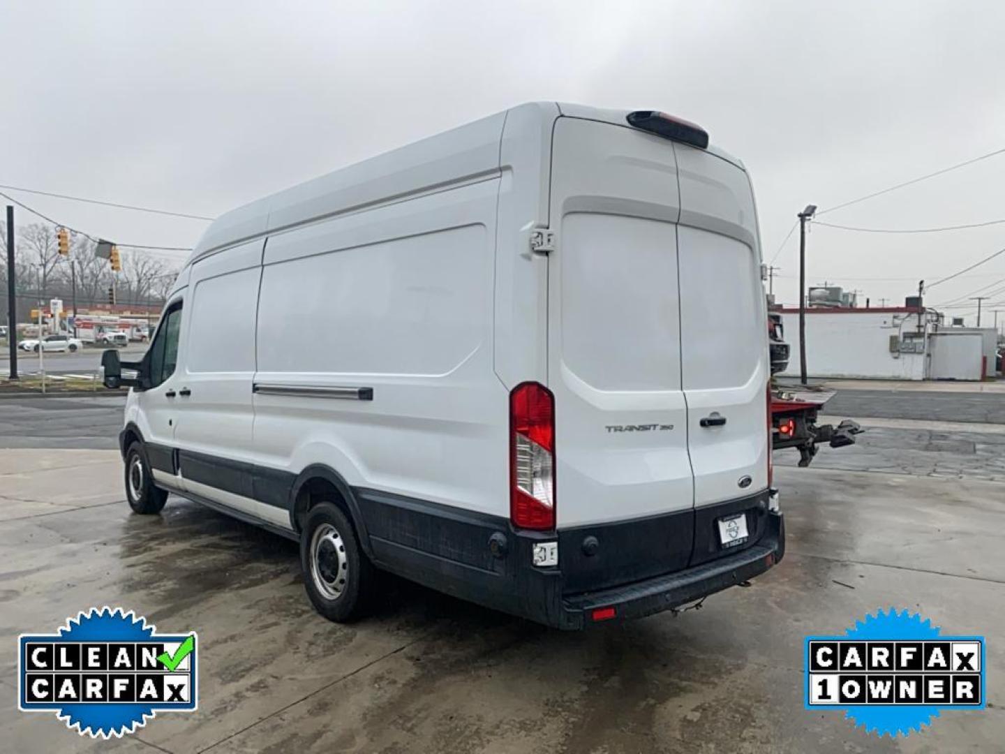 2019 Oxford White /Pewter Ford Transit Van Base w/Dual Sliding Side Cargo Doors (1FTBW3UM9KK) with an V6, 3.7L engine, 6-speed automatic transmission, located at 3147 E Independence Blvd, Charlotte, NC, 28205, 35.200268, -80.773651 - <b>Equipment</b><br>Good News! This certified CARFAX 1-owner vehicle has only had one owner before you. The Ford Transit Van features a hands-free Bluetooth phone system. Protect this vehicle from unwanted accidents with a cutting edge backup camera system. The leather seats are soft and supportive - Photo#13