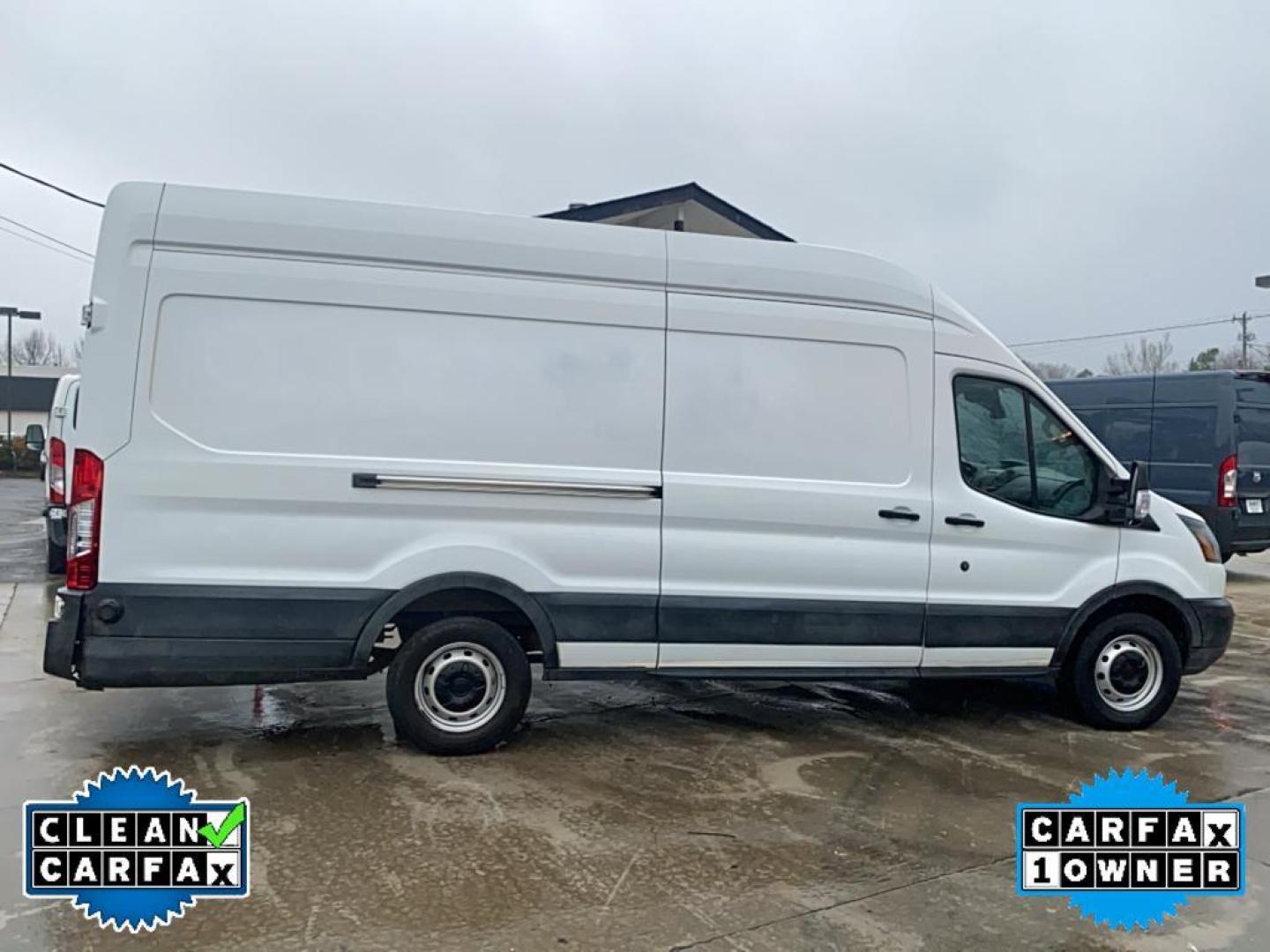 2019 Oxford White /Pewter Ford Transit Van Base w/Dual Sliding Side Cargo Doors (1FTBW3UM9KK) with an V6, 3.7L engine, 6-speed automatic transmission, located at 3147 E Independence Blvd, Charlotte, NC, 28205, 35.200268, -80.773651 - <b>Equipment</b><br>Good News! This certified CARFAX 1-owner vehicle has only had one owner before you. The Ford Transit Van features a hands-free Bluetooth phone system. Protect this vehicle from unwanted accidents with a cutting edge backup camera system. The leather seats are soft and supportive - Photo#16