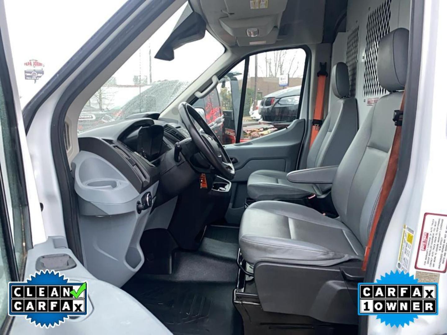 2019 Oxford White /Pewter Ford Transit Van Base w/Dual Sliding Side Cargo Doors (1FTBW3UM9KK) with an V6, 3.7L engine, 6-speed automatic transmission, located at 3147 E Independence Blvd, Charlotte, NC, 28205, 35.200268, -80.773651 - Photo#20