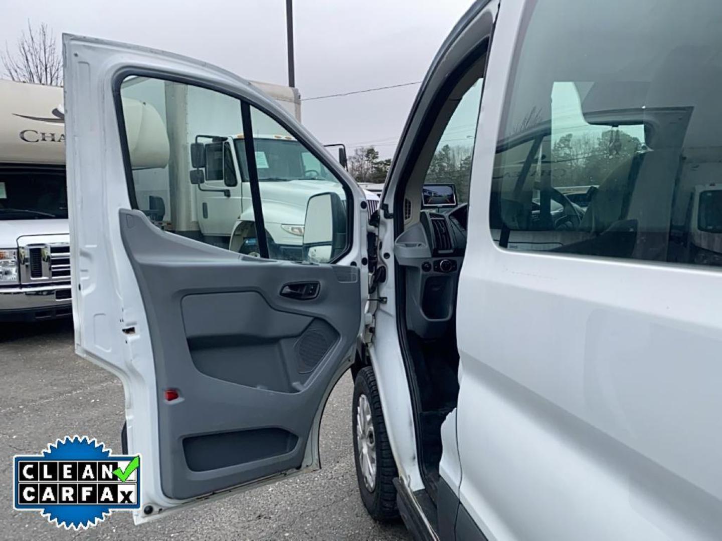 2016 Oxford White /Pewter Ford Transit Wagon XLT (1FBZX2ZM9GK) with an V6, 3.7L engine, 6-speed automatic transmission, located at 3147 E Independence Blvd, Charlotte, NC, 28205, 35.200268, -80.773651 - <b>Equipment</b><br>The vehicle has a clean CARFAX vehicle history report. Protect this Ford Transit Wagon from unwanted accidents with a cutting edge backup camera system. with XM/Sirus Satellite Radio you are no longer restricted by poor quality local radio stations while driving it. Anywhere on - Photo#19