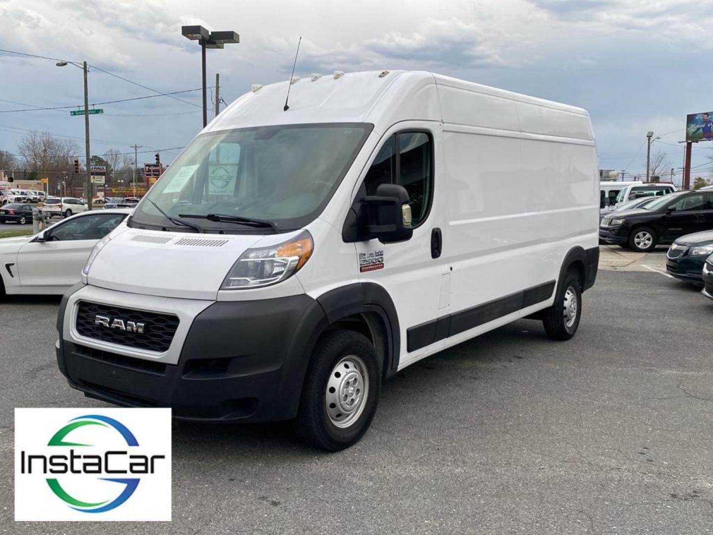 2020 Bright White Clearcoat /Black Ram ProMaster 2500 High Roof (3C6TRVDG5LE) with an V6, 3.6L engine, 6-speed automatic transmission, located at 3147 E Independence Blvd, Charlotte, NC, 28205, 35.200268, -80.773651 - <b>Equipment</b><br>This vehicle features a hands-free Bluetooth phone system. Protect this model from unwanted accidents with a cutting edge backup camera system. This Ram ProMaster 2500 has a V6, 3.6L high output engine. Front wheel drive on it gives you better traction and better fuel economy. Th - Photo#7