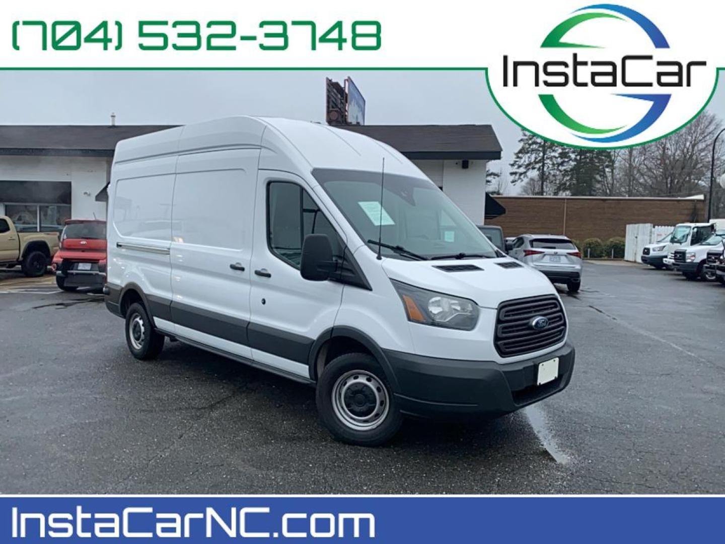 2016 Oxford White /Pewter Ford Transit Van Base (1FTBW2XGXGK) with an V6, 3.5L engine, 6-speed automatic transmission, located at 3147 E Independence Blvd, Charlotte, NC, 28205, 35.200268, -80.773651 - Photo#0