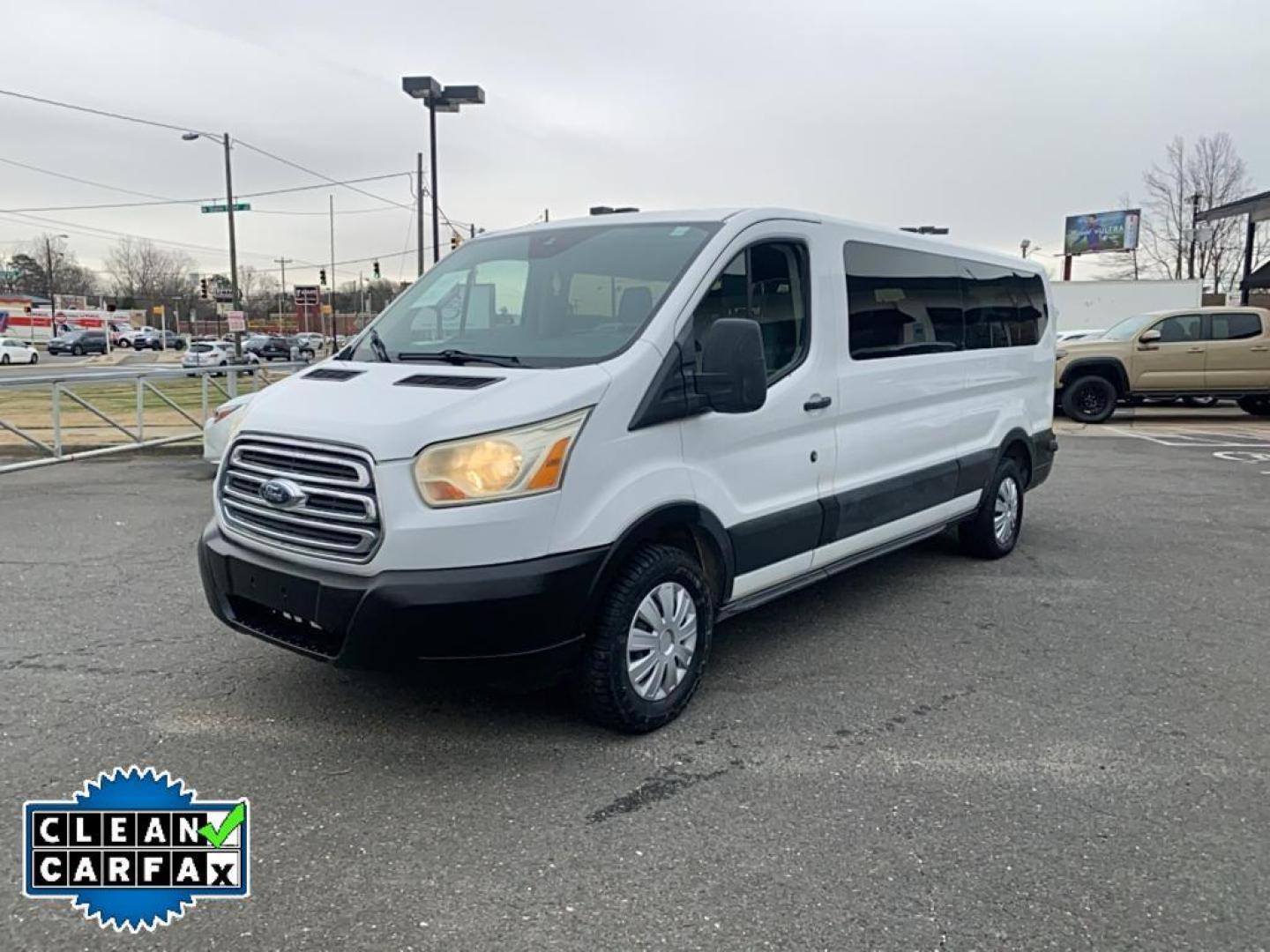 2015 Oxford White /Pewter Ford Transit Wagon XLT (1FBZX2YM8FK) with an V6, 3.7L engine, 6-speed automatic transmission, located at 3147 E Independence Blvd, Charlotte, NC, 28205, 35.200268, -80.773651 - <b>Equipment</b><br>Bluetooth technology is built into this model, keeping your hands on the steering wheel and your focus on the road. The state of the art park assist system will guide you easily into any spot. See what's behind you with the back up camera on this Ford Transit Wagon. This vehicle - Photo#9