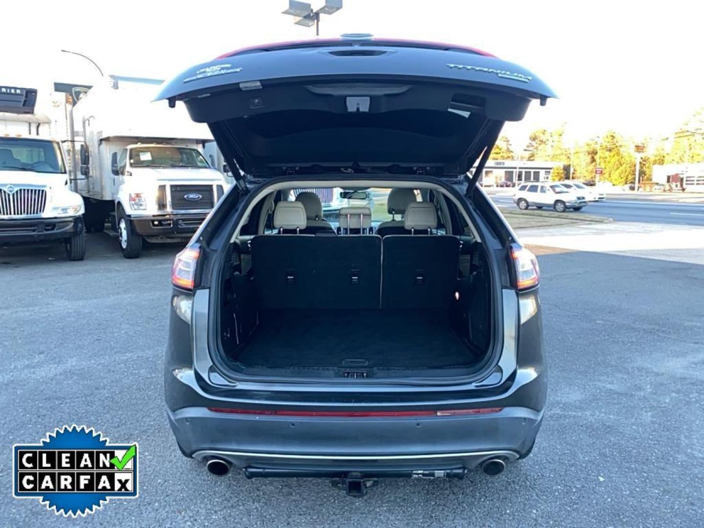 2018 MAGNETIC METALLIC /CERAMIC PERF LTHR-TRIM SEAT Ford Edge Titanium (2FMPK3K96JB) with an 4 Cyl, 2.0L engine, 6-speed automatic transmission, located at 3147 E Independence Blvd, Charlotte, NC, 28205, 35.200268, -80.773651 - Photo#32