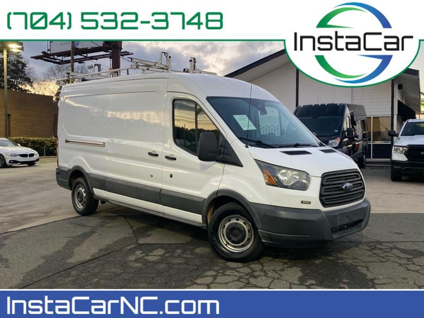 2016 Oxford White /Charcoal Ford Transit Van Base (1FTYE2CVXGK) with an L5, 3.2L engine, 6-speed automatic transmission, located at 3147 E Independence Blvd, Charlotte, NC, 28205, 35.200268, -80.773651 - <b>Equipment</b><br>Protect it from unwanted accidents with a cutting edge backup camera system. The vehicle features a hands-free Bluetooth phone system. Our dealership has already run the CARFAX report and it is clean. A clean CARFAX is a great asset for resale value in the future. The vehicle's - Photo#0