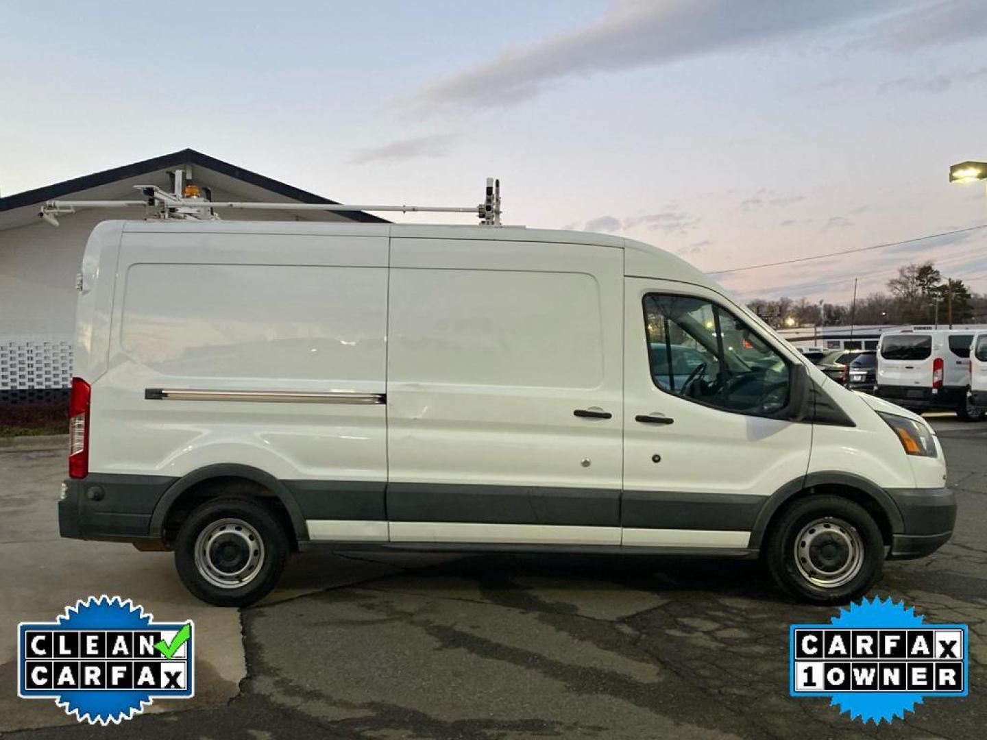 2016 Oxford White /Charcoal Ford Transit Van Base (1FTYE2CVXGK) with an L5, 3.2L engine, 6-speed automatic transmission, located at 3147 E Independence Blvd, Charlotte, NC, 28205, 35.200268, -80.773651 - <b>Equipment</b><br>Protect it from unwanted accidents with a cutting edge backup camera system. The vehicle features a hands-free Bluetooth phone system. Our dealership has already run the CARFAX report and it is clean. A clean CARFAX is a great asset for resale value in the future. The vehicle's - Photo#12