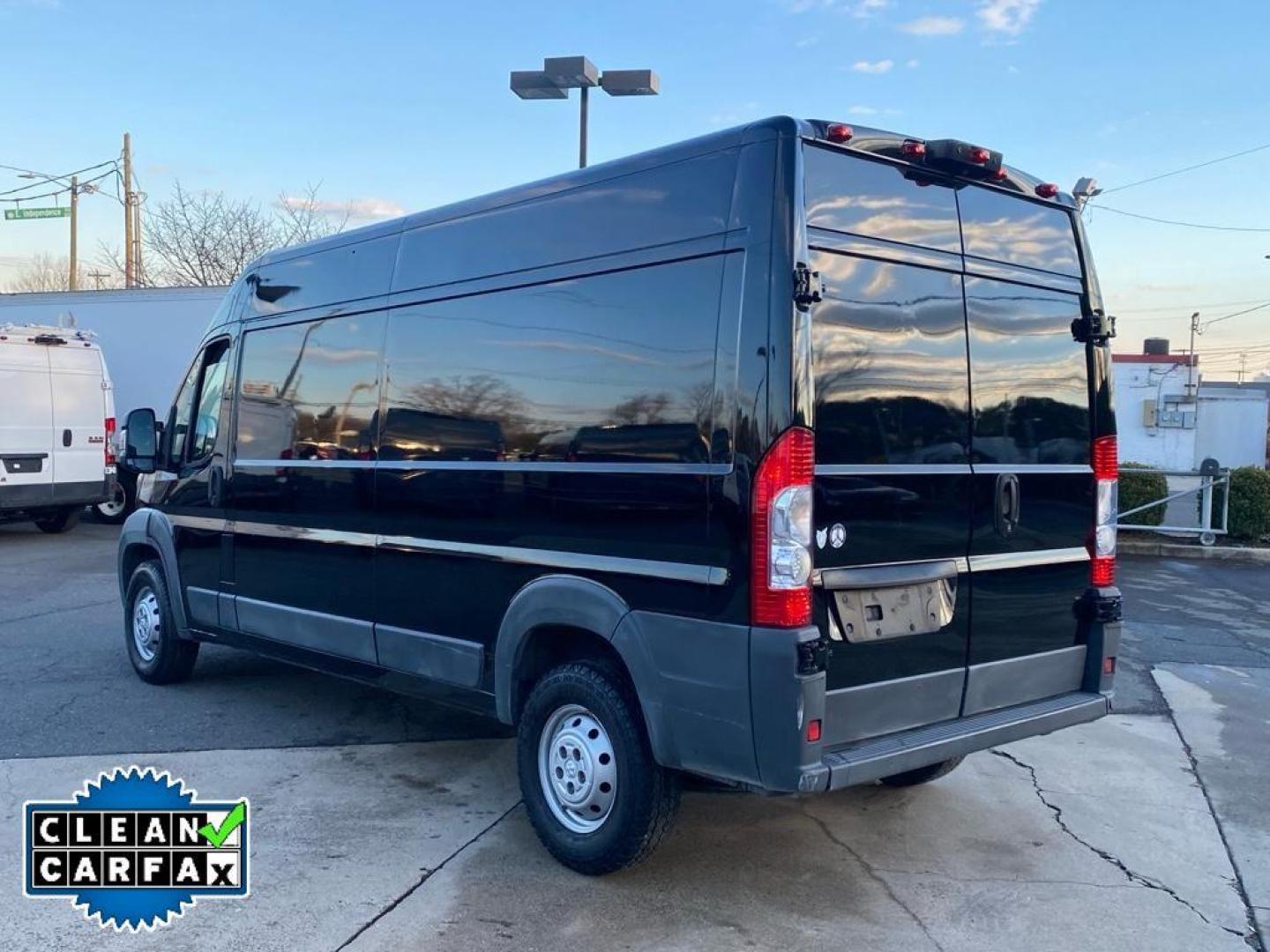 2017 Black Clearcoat /Gray Ram ProMaster 2500 High Roof (3C6TRVDG8HE) with an V6, 3.6L engine, 6-speed automatic transmission, located at 3147 E Independence Blvd, Charlotte, NC, 28205, 35.200268, -80.773651 - <b>Equipment</b><br>See what's behind you with the back up camera on this model. Our dealership has already run the CARFAX report and it is clean. A clean CARFAX is a great asset for resale value in the future. Bluetooth technology is built into this 2017 Ram ProMaster 2500 , keeping your hands on - Photo#10