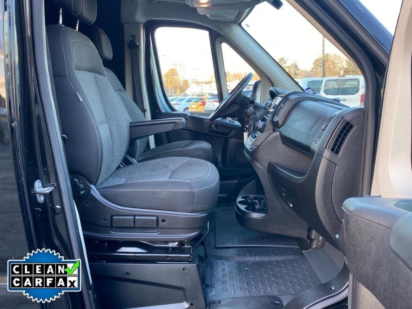 2017 Black Clearcoat /Gray Ram ProMaster 2500 High Roof (3C6TRVDG8HE) with an V6, 3.6L engine, 6-speed automatic transmission, located at 3147 E Independence Blvd, Charlotte, NC, 28205, 35.200268, -80.773651 - <b>Equipment</b><br>See what's behind you with the back up camera on this model. Our dealership has already run the CARFAX report and it is clean. A clean CARFAX is a great asset for resale value in the future. Bluetooth technology is built into this 2017 Ram ProMaster 2500 , keeping your hands on - Photo#22