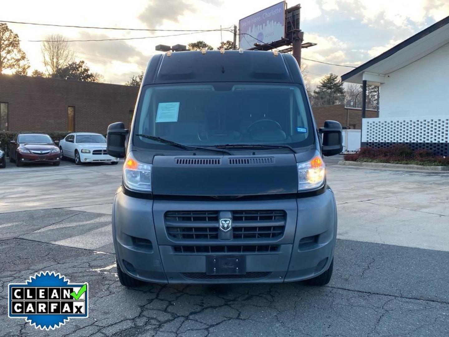 2017 Black Clearcoat /Gray Ram ProMaster 2500 High Roof (3C6TRVDG8HE) with an V6, 3.6L engine, 6-speed automatic transmission, located at 3147 E Independence Blvd, Charlotte, NC, 28205, 35.200268, -80.773651 - <b>Equipment</b><br>See what's behind you with the back up camera on this model. Our dealership has already run the CARFAX report and it is clean. A clean CARFAX is a great asset for resale value in the future. Bluetooth technology is built into this 2017 Ram ProMaster 2500 , keeping your hands on - Photo#7