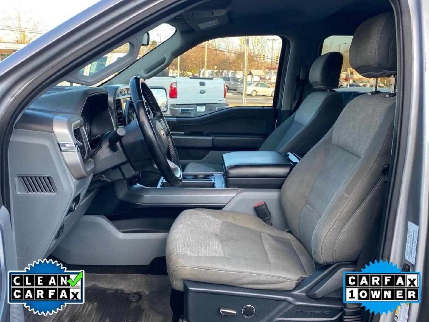 2021 Iconic Silver Metallic /Black/Medium Dark Slate Ford F-150 XLT (1FTFW1E87MF) with an V6, 3.5L engine, 10-speed automatic transmission, located at 3147 E Independence Blvd, Charlotte, NC, 28205, 35.200268, -80.773651 - Photo#24