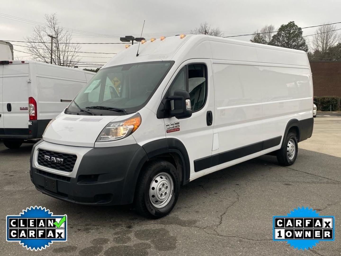 2020 Bright White Clearcoat /Black Ram ProMaster 3500 High Roof (3C6URVJGXLE) with an V6, 3.6L engine, 6-speed automatic transmission, located at 3147 E Independence Blvd, Charlotte, NC, 28205, 35.200268, -80.773651 - <b>Equipment</b><br>This model is equipped with the latest generation of XM/Sirius Radio. Our dealership has already run the CARFAX report and it is clean. A clean CARFAX is a great asset for resale value in the future. Bluetooth technology is built into this vehicle, keeping your hands on the stee - Photo#9