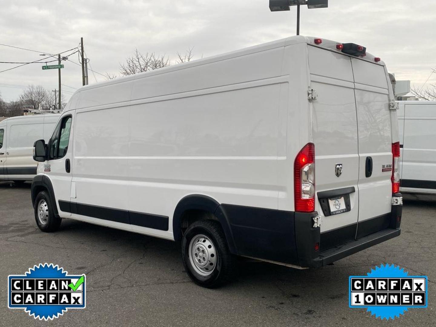 2020 Bright White Clearcoat /Black Ram ProMaster 3500 High Roof (3C6URVJGXLE) with an V6, 3.6L engine, 6-speed automatic transmission, located at 3147 E Independence Blvd, Charlotte, NC, 28205, 35.200268, -80.773651 - <b>Equipment</b><br>This model is equipped with the latest generation of XM/Sirius Radio. Our dealership has already run the CARFAX report and it is clean. A clean CARFAX is a great asset for resale value in the future. Bluetooth technology is built into this vehicle, keeping your hands on the stee - Photo#11