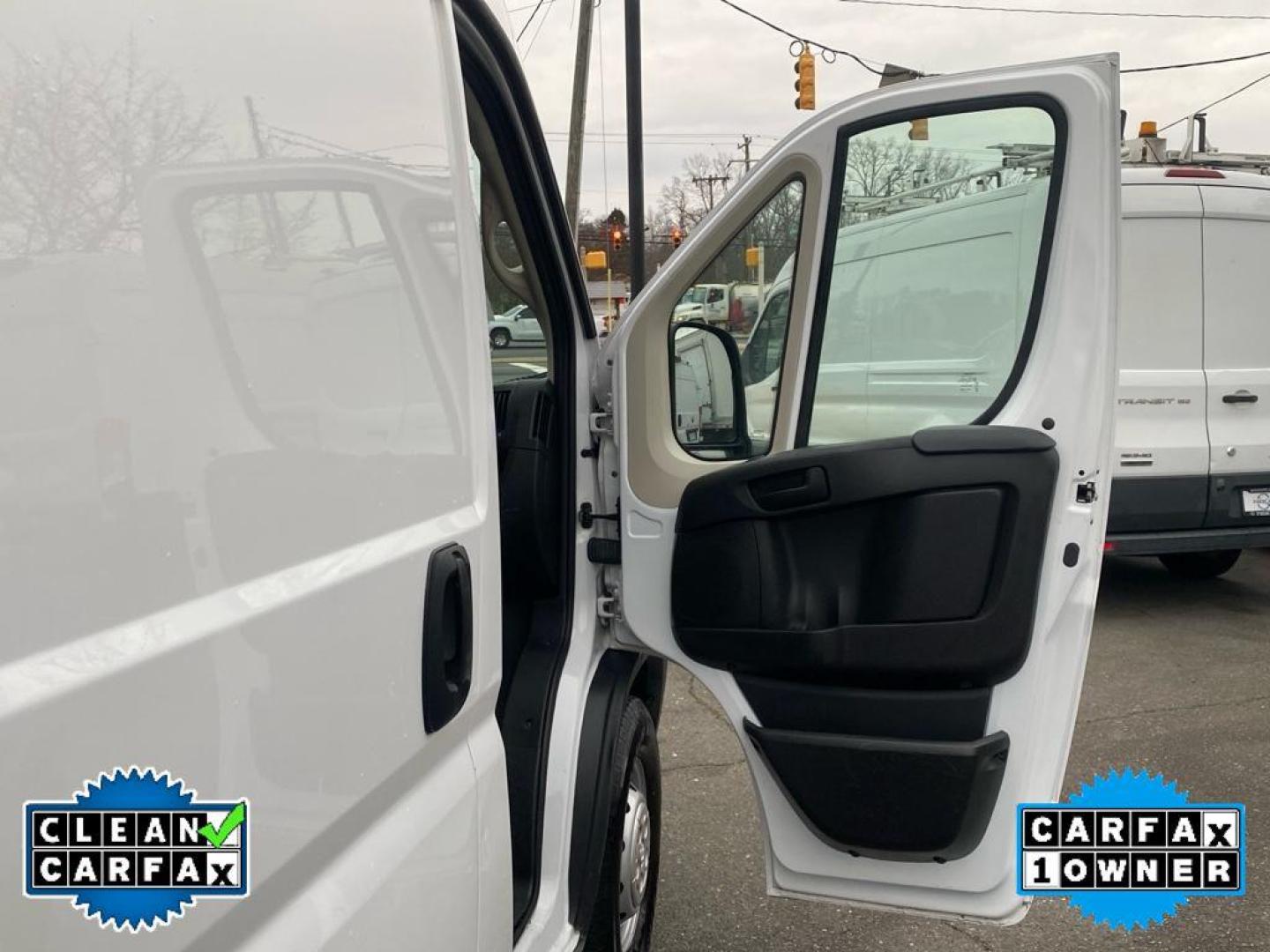 2020 Bright White Clearcoat /Black Ram ProMaster 3500 High Roof (3C6URVJGXLE) with an V6, 3.6L engine, 6-speed automatic transmission, located at 3147 E Independence Blvd, Charlotte, NC, 28205, 35.200268, -80.773651 - <b>Equipment</b><br>This model is equipped with the latest generation of XM/Sirius Radio. Our dealership has already run the CARFAX report and it is clean. A clean CARFAX is a great asset for resale value in the future. Bluetooth technology is built into this vehicle, keeping your hands on the stee - Photo#21