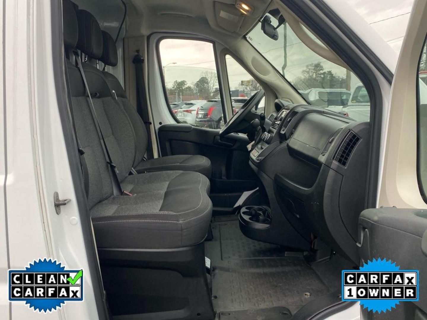 2020 Bright White Clearcoat /Black Ram ProMaster 3500 High Roof (3C6URVJGXLE) with an V6, 3.6L engine, 6-speed automatic transmission, located at 3147 E Independence Blvd, Charlotte, NC, 28205, 35.200268, -80.773651 - <b>Equipment</b><br>This model is equipped with the latest generation of XM/Sirius Radio. Our dealership has already run the CARFAX report and it is clean. A clean CARFAX is a great asset for resale value in the future. Bluetooth technology is built into this vehicle, keeping your hands on the stee - Photo#23