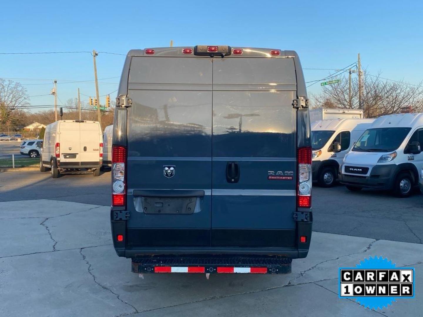 2020 Patriot Blue Pearlcoat /Black Ram ProMaster 3500 High Roof (3C6URVJG2LE) with an V6, 3.6L engine, 6-speed automatic transmission, located at 3147 E Independence Blvd, Charlotte, NC, 28205, 35.200268, -80.773651 - Photo#10