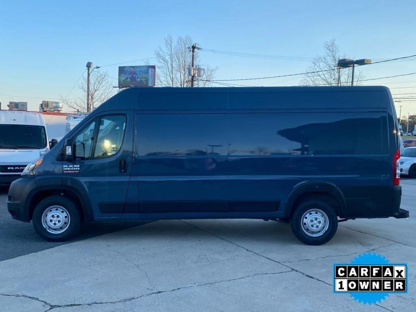 2020 Patriot Blue Pearlcoat /Black Ram ProMaster 3500 High Roof (3C6URVJG2LE) with an V6, 3.6L engine, 6-speed automatic transmission, located at 3147 E Independence Blvd, Charlotte, NC, 28205, 35.200268, -80.773651 - Photo#8