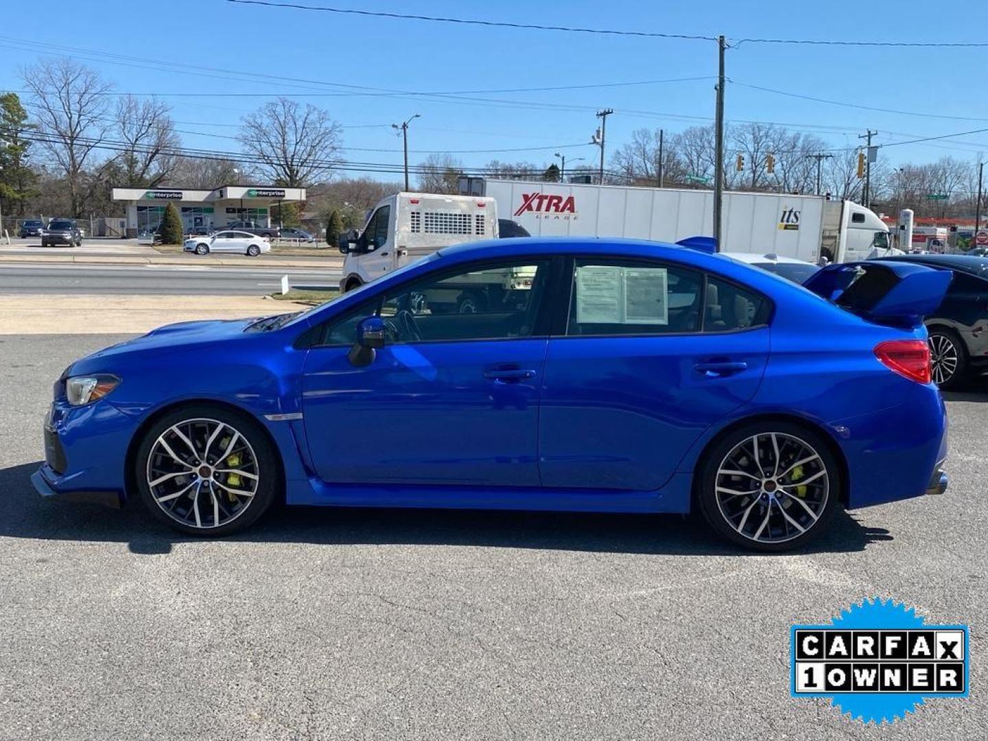 2020 WR Blue Pearl /Black Subaru WRX STI STI (JF1VA2E6XL9) with an 4 Cyl, 2.5L engine, 6-speed manual transmission, located at 3147 E Independence Blvd, Charlotte, NC, 28205, 35.200268, -80.773651 - Discover the exhilaration of driving with this exceptional 2020 Subaru WRX STI, a performance-oriented sedan that seamlessly combines power and precision. Equipped with a robust 4-cylinder, 2.5-liter turbocharged engine, this all-wheel-drive vehicle delivers dynamic handling and impressive accelerat - Photo#8