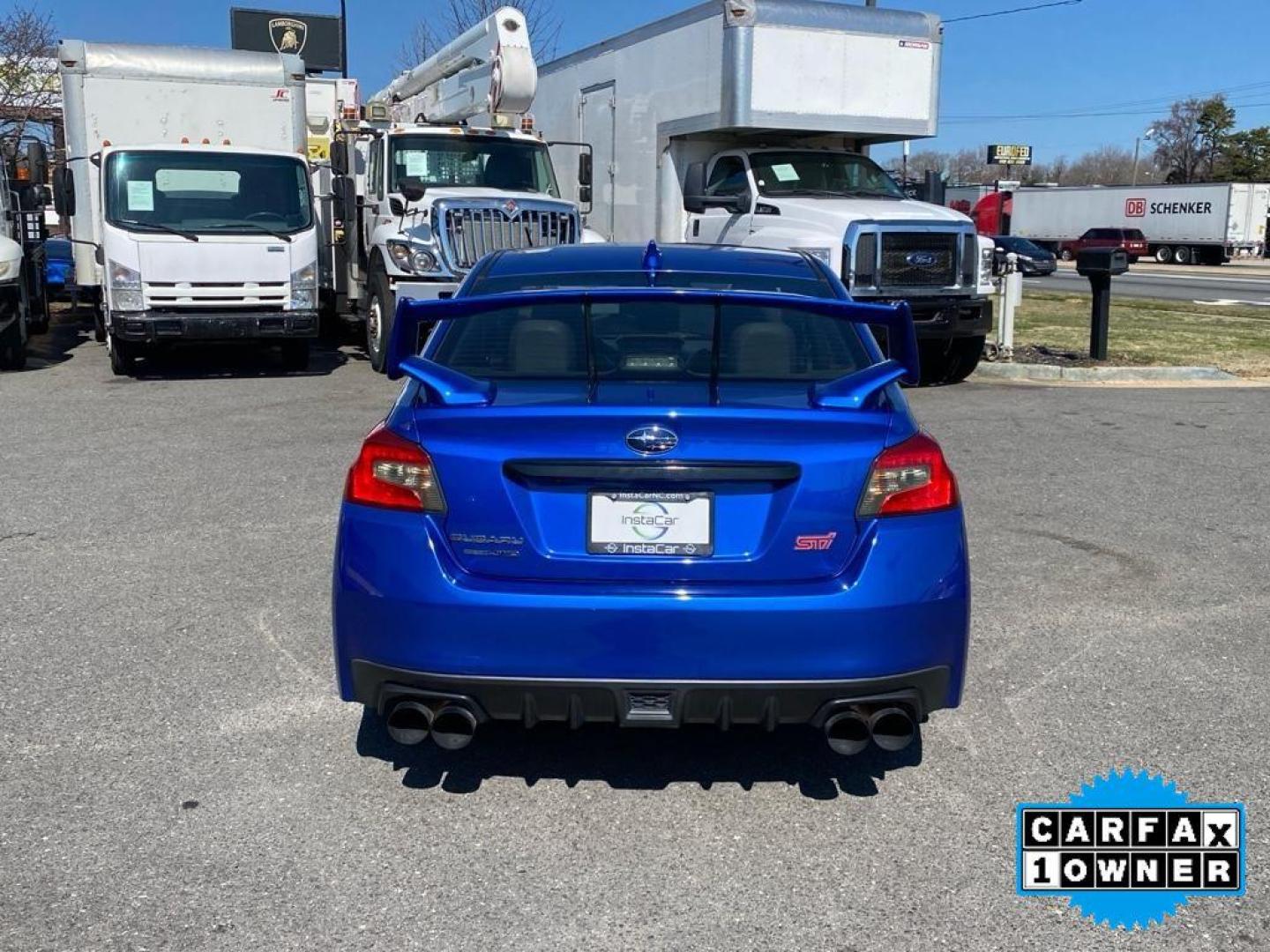 2020 WR Blue Pearl /Black Subaru WRX STI STI (JF1VA2E6XL9) with an 4 Cyl, 2.5L engine, 6-speed manual transmission, located at 3147 E Independence Blvd, Charlotte, NC, 28205, 35.200268, -80.773651 - Discover the exhilaration of driving with this exceptional 2020 Subaru WRX STI, a performance-oriented sedan that seamlessly combines power and precision. Equipped with a robust 4-cylinder, 2.5-liter turbocharged engine, this all-wheel-drive vehicle delivers dynamic handling and impressive accelerat - Photo#10