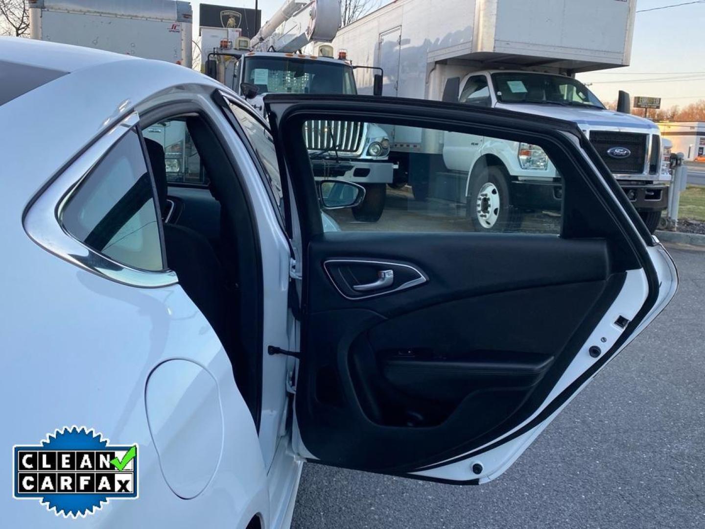 2015 Bright White Clearcoat /Black Chrysler 200 Limited (1C3CCCAB4FN) with an 4 Cyl, 2.4L engine, 9-speed automatic transmission, located at 3147 E Independence Blvd, Charlotte, NC, 28205, 35.200268, -80.773651 - Introducing the 2015 Chrysler 200 Limited, a sophisticated blend of style and performance, now available at our dealership. This midsize sedan is powered by a fuel-efficient 4-cylinder, 2.4L engine, providing a smooth and responsive driving experience. With front-wheel drive, the Chrysler 200 Limite - Photo#21