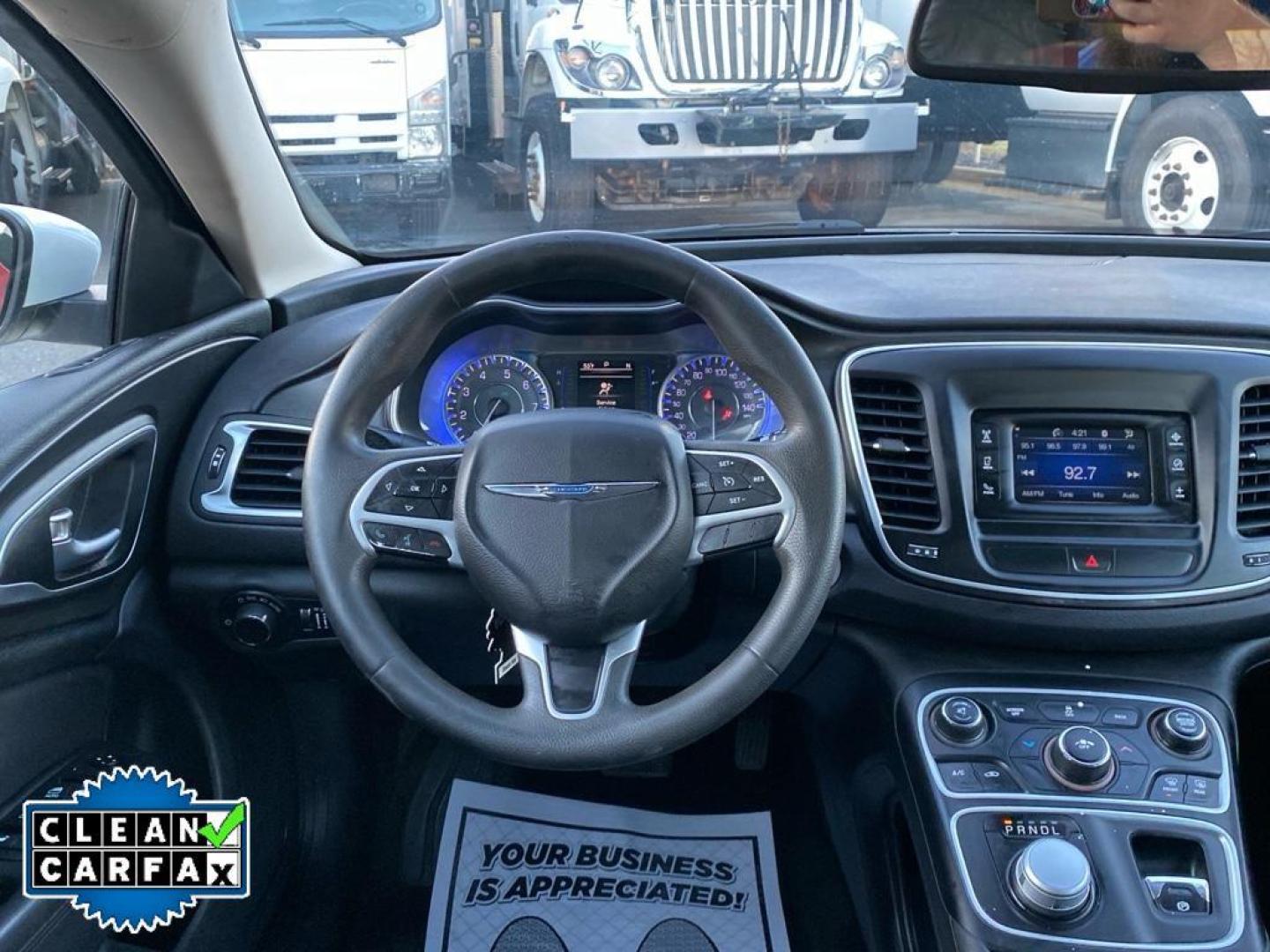 2015 Bright White Clearcoat /Black Chrysler 200 Limited (1C3CCCAB4FN) with an 4 Cyl, 2.4L engine, 9-speed automatic transmission, located at 3147 E Independence Blvd, Charlotte, NC, 28205, 35.200268, -80.773651 - Introducing the 2015 Chrysler 200 Limited, a sophisticated blend of style and performance, now available at our dealership. This midsize sedan is powered by a fuel-efficient 4-cylinder, 2.4L engine, providing a smooth and responsive driving experience. With front-wheel drive, the Chrysler 200 Limite - Photo#28