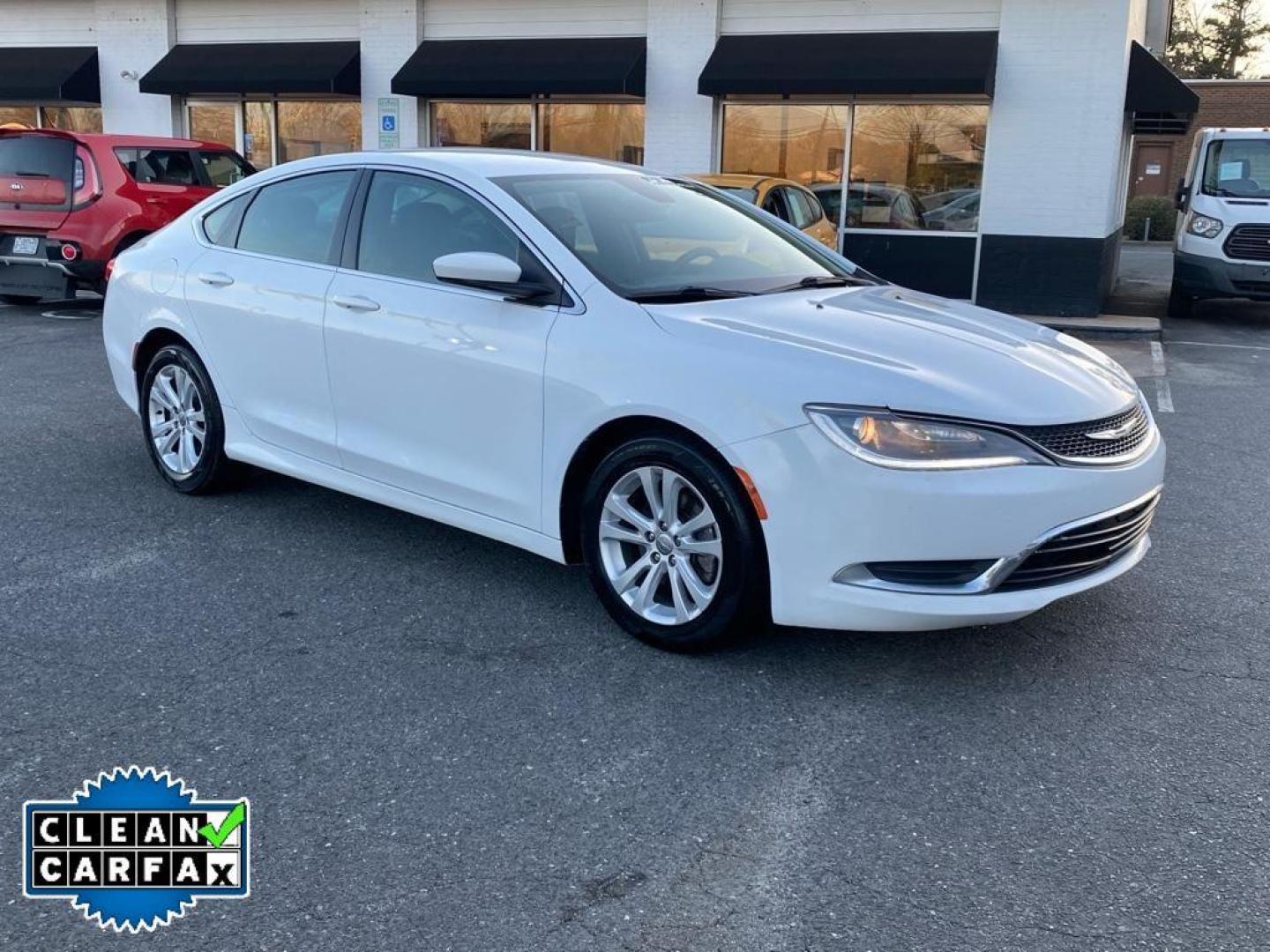 2015 Bright White Clearcoat /Black Chrysler 200 Limited (1C3CCCAB4FN) with an 4 Cyl, 2.4L engine, 9-speed automatic transmission, located at 3147 E Independence Blvd, Charlotte, NC, 28205, 35.200268, -80.773651 - Introducing the 2015 Chrysler 200 Limited, a sophisticated blend of style and performance, now available at our dealership. This midsize sedan is powered by a fuel-efficient 4-cylinder, 2.4L engine, providing a smooth and responsive driving experience. With front-wheel drive, the Chrysler 200 Limite - Photo#6