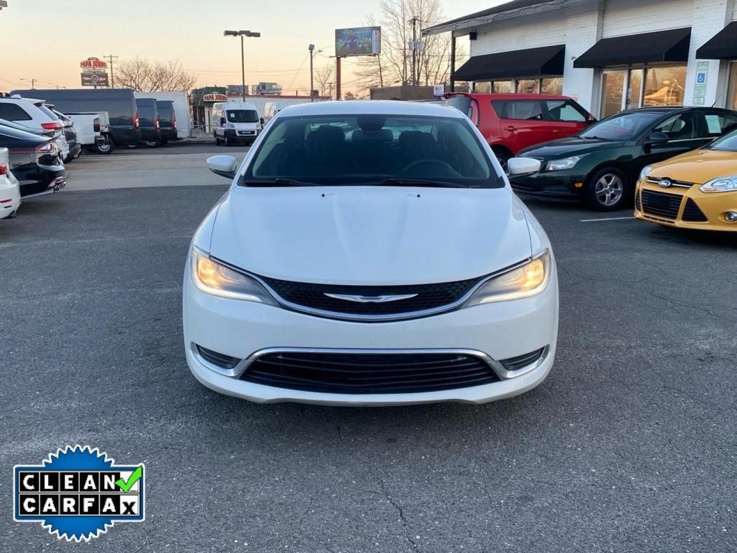 2015 Bright White Clearcoat /Black Chrysler 200 Limited (1C3CCCAB4FN) with an 4 Cyl, 2.4L engine, 9-speed automatic transmission, located at 3147 E Independence Blvd, Charlotte, NC, 28205, 35.200268, -80.773651 - Introducing the 2015 Chrysler 200 Limited, a sophisticated blend of style and performance, now available at our dealership. This midsize sedan is powered by a fuel-efficient 4-cylinder, 2.4L engine, providing a smooth and responsive driving experience. With front-wheel drive, the Chrysler 200 Limite - Photo#7